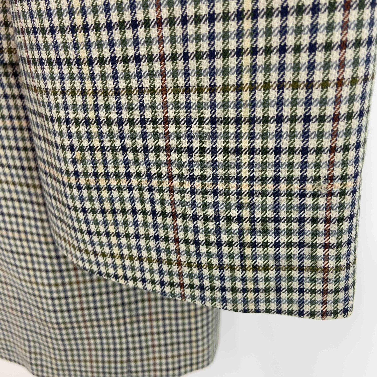 Daks ダックス メンズ テーラードジャケット 千鳥格子 グリーン系