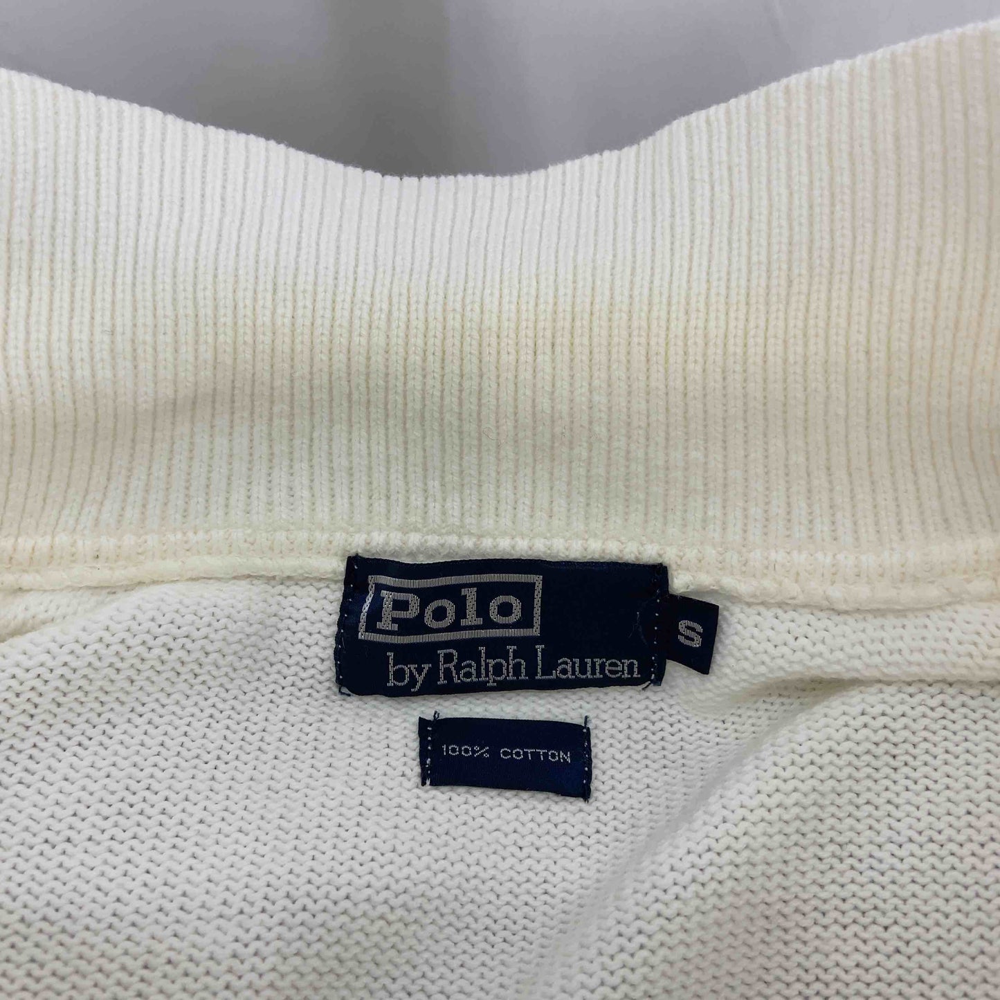 POLO RALPH LAUREN ポロラルフローレン メンズ ニット ポロシャツ オフ Ssize