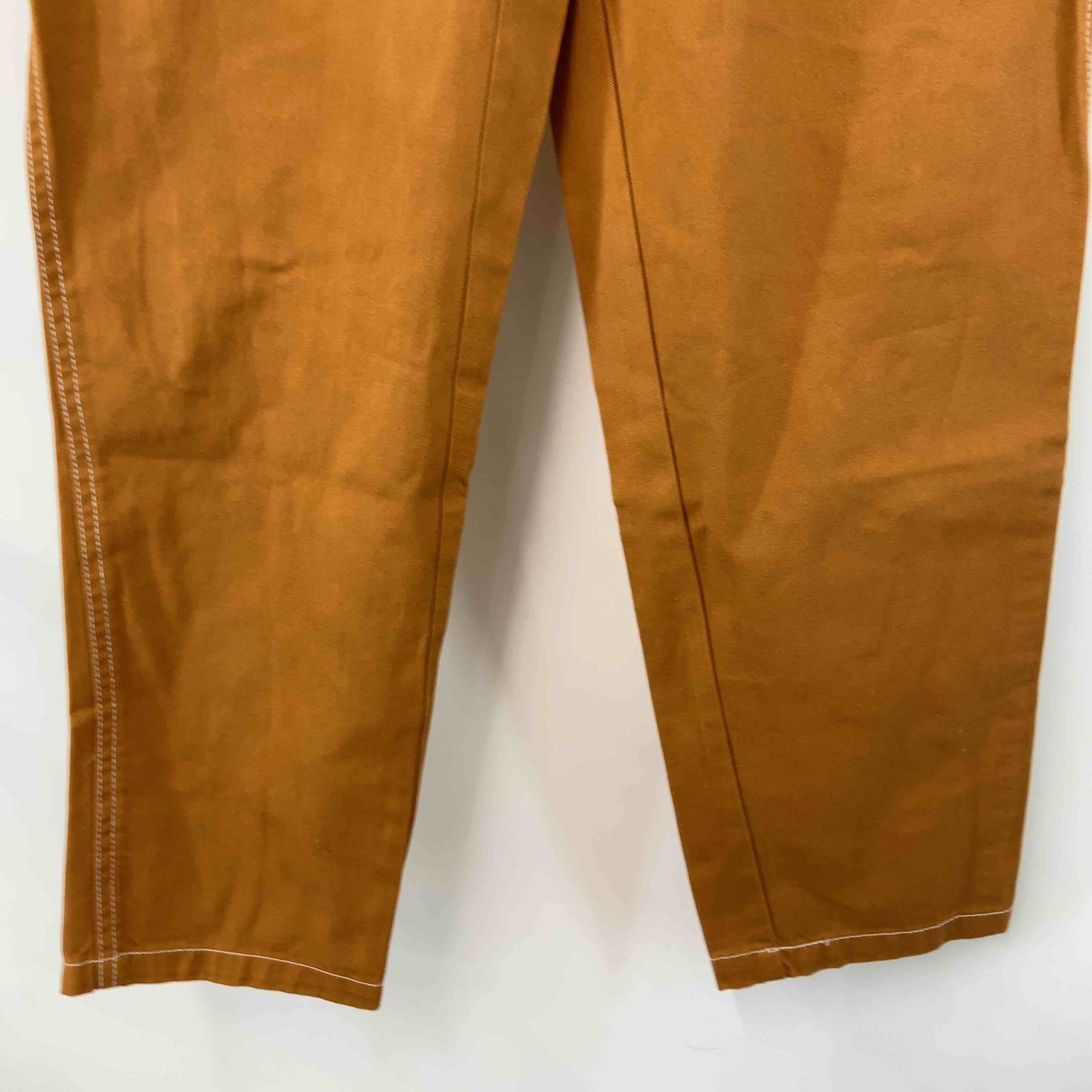 SANTA CRUZ サンタクルーズ メンズ カジュアルパンツ ブラウン ホワイトステッチ