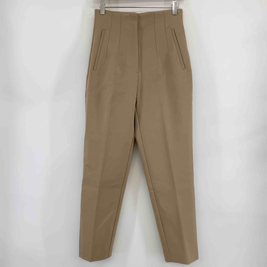 ZARA ザラ レディース カジュアルパンツ ベージュ ハイウエスト