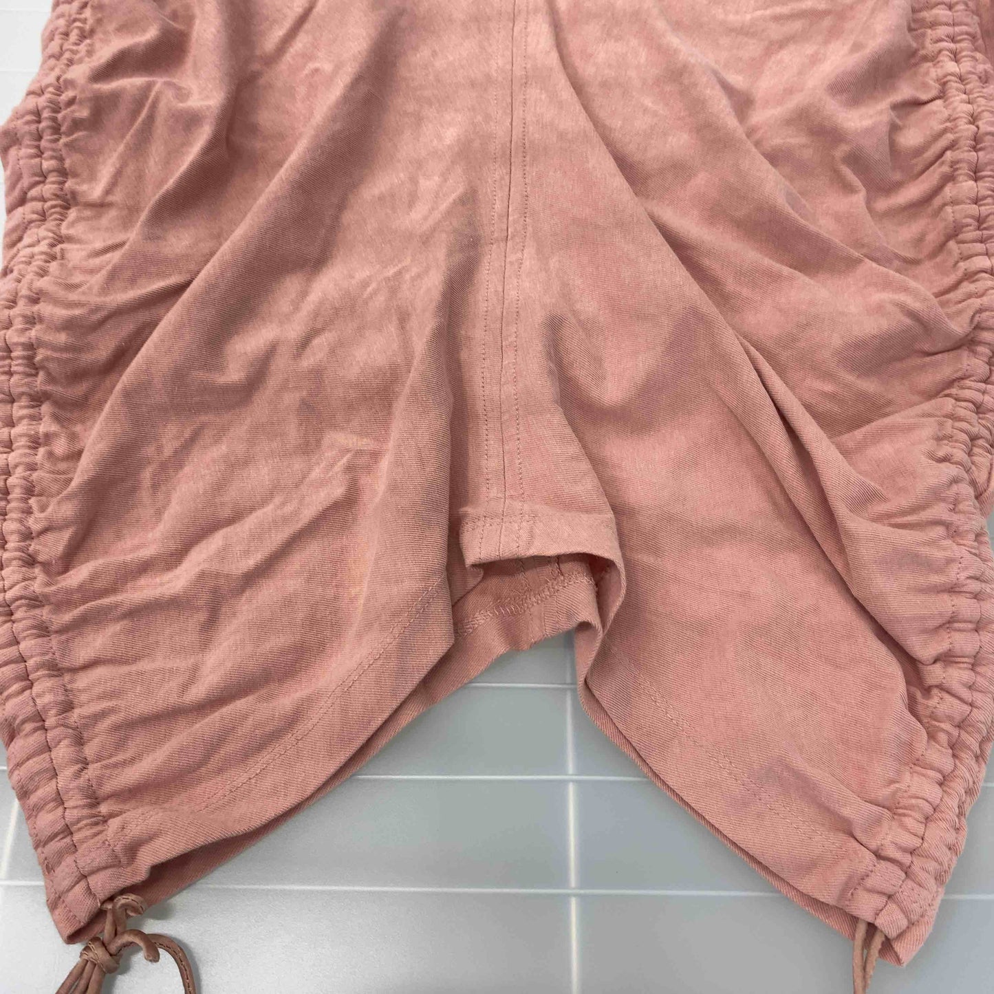 Alexander Wang アレキサンダーワン レディース ノースリーブワンピース サイドシャーリング ピンク