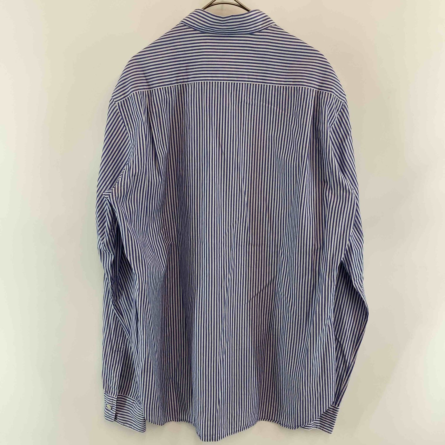 COMME des GARCONS HOMME DEUX コムデギャルソンオムドゥ メンズ 長袖シャツ　ボタンダウン　ストライプ　青