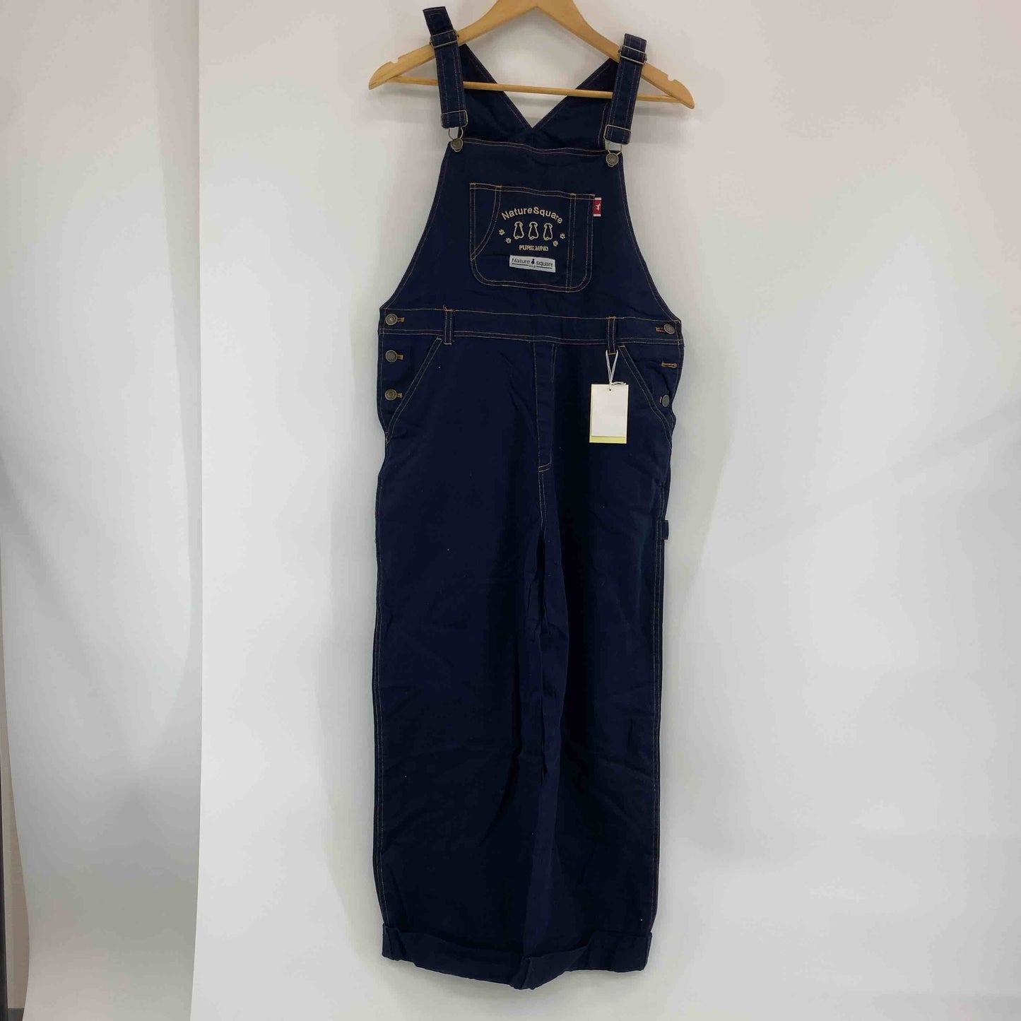 naturesquare レディース サロペットオーバーオール ネイビー