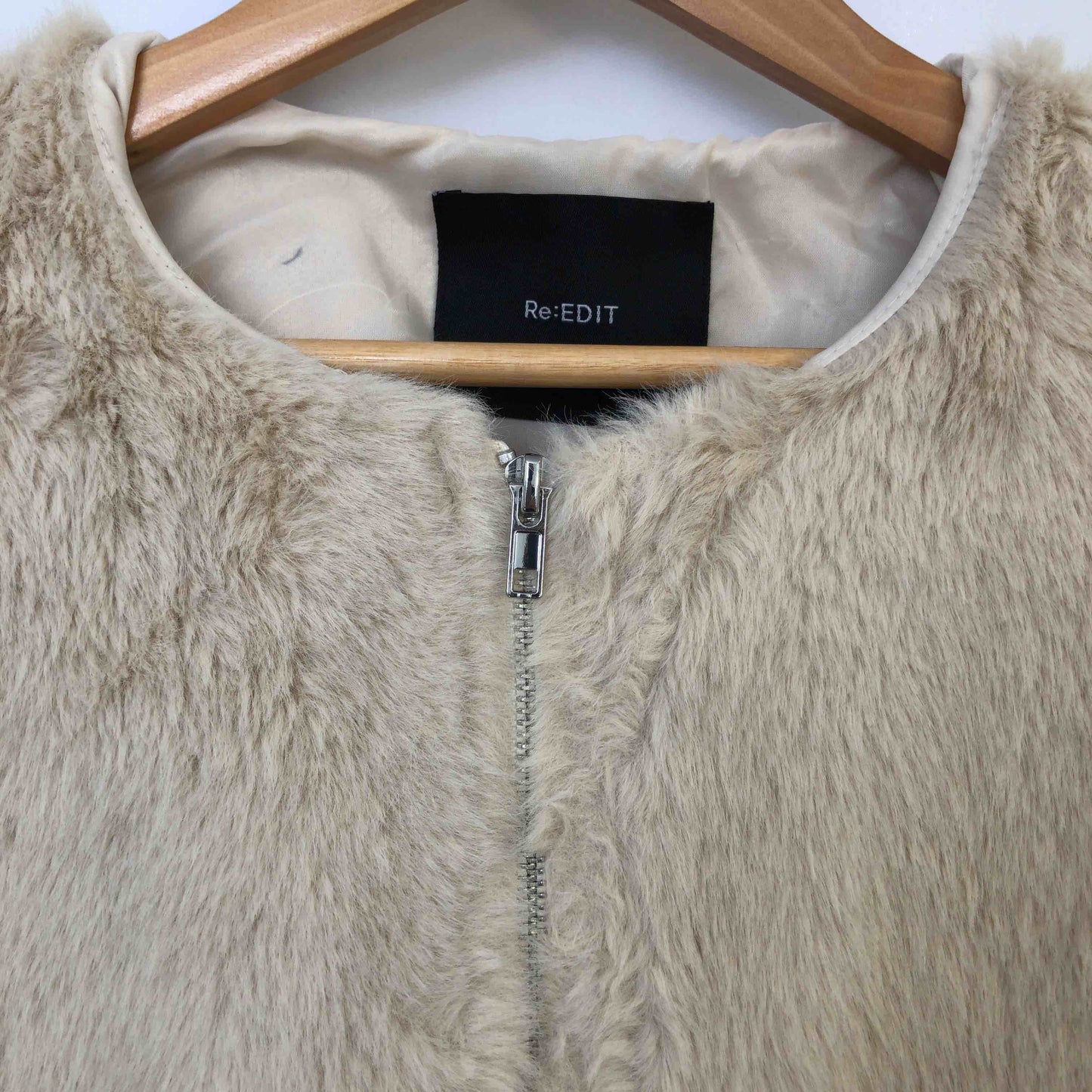 Re：EDIT  レディース ベスト/ジレ ベージュ tk