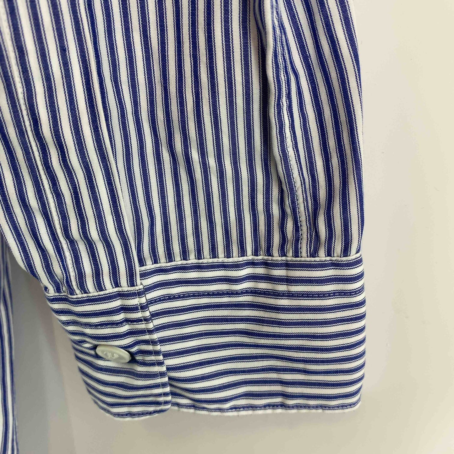 COMME des GARCONS HOMME DEUX コムデギャルソンオムドゥ メンズ 長袖シャツ　ボタンダウン　ストライプ　青