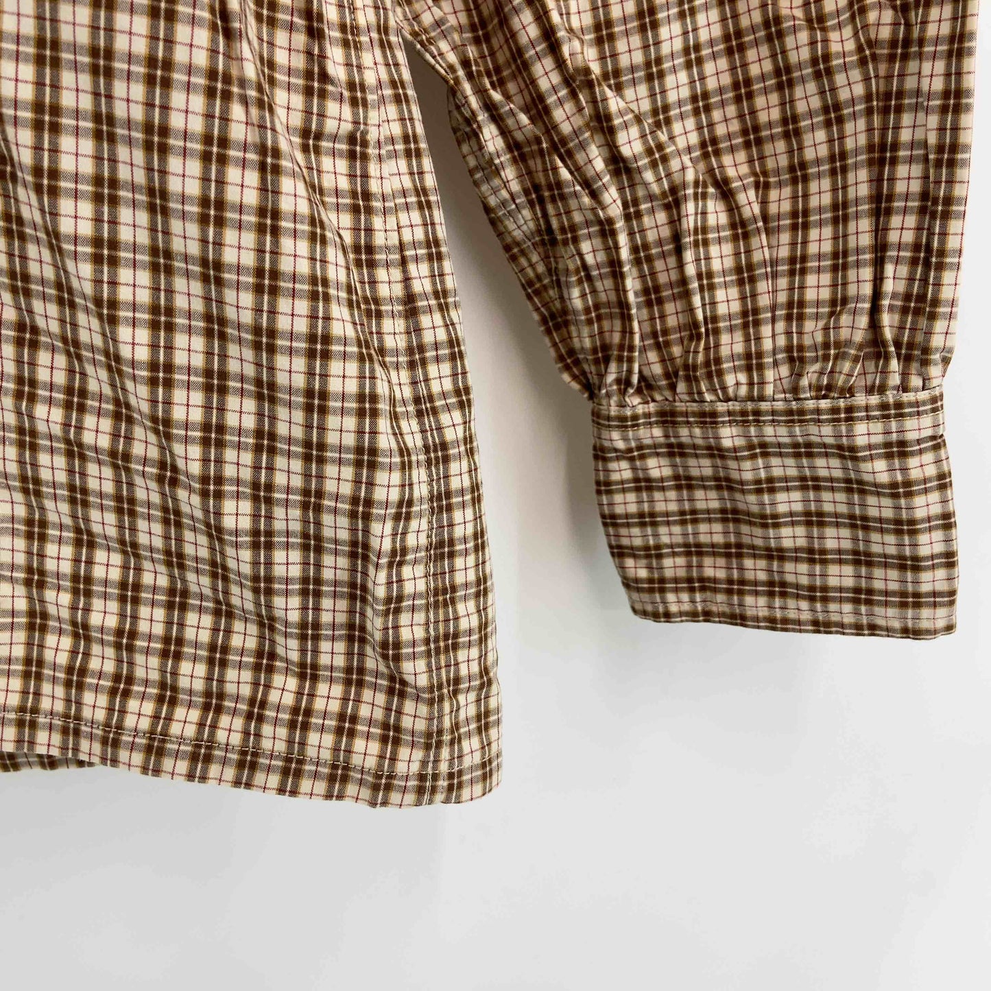 ANATOMICA アナトミカ　チェック　茶系　サイズXS  レディース 長袖シャツ/ブラウス