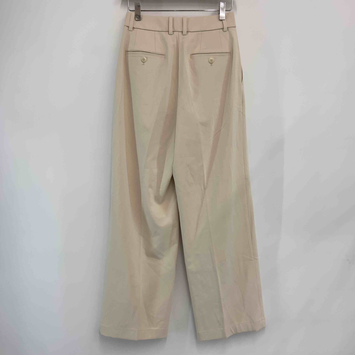 UNIQLO ユニクロ レディース カジュアルパンツ タックパンツ アイボリー