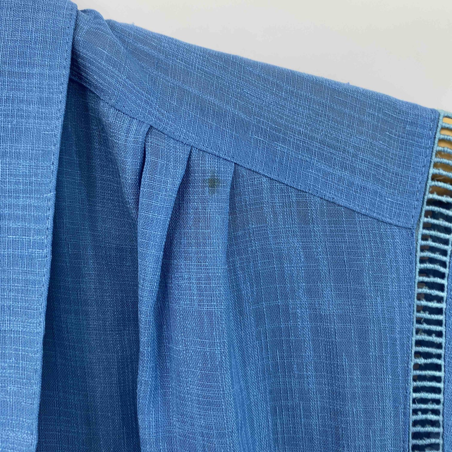 レディース シャツワンピース　ブルー