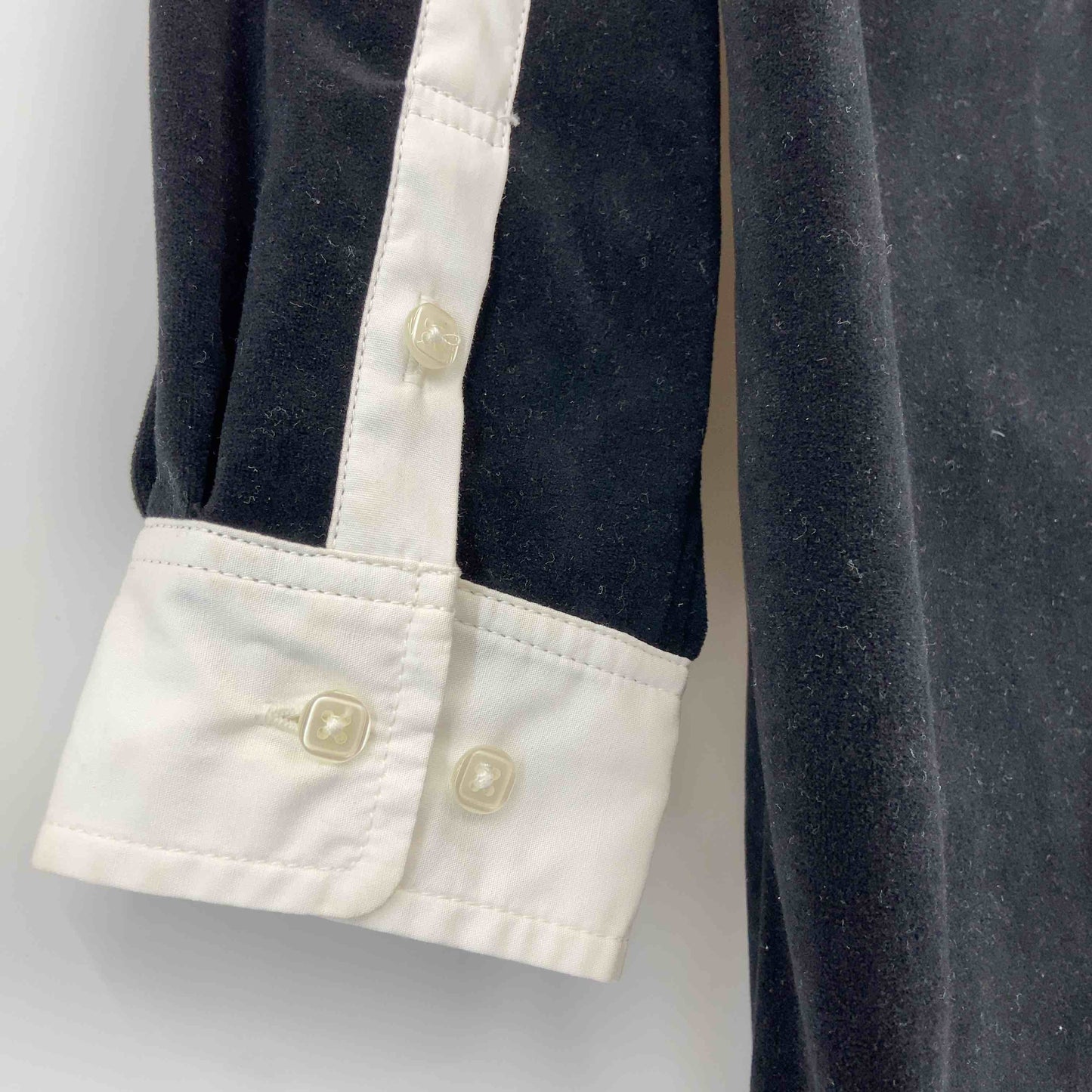 BEAMS BOY ビームスボーイ レディース 長袖ワンピース ロングワンピース ベロア素材 ブラック