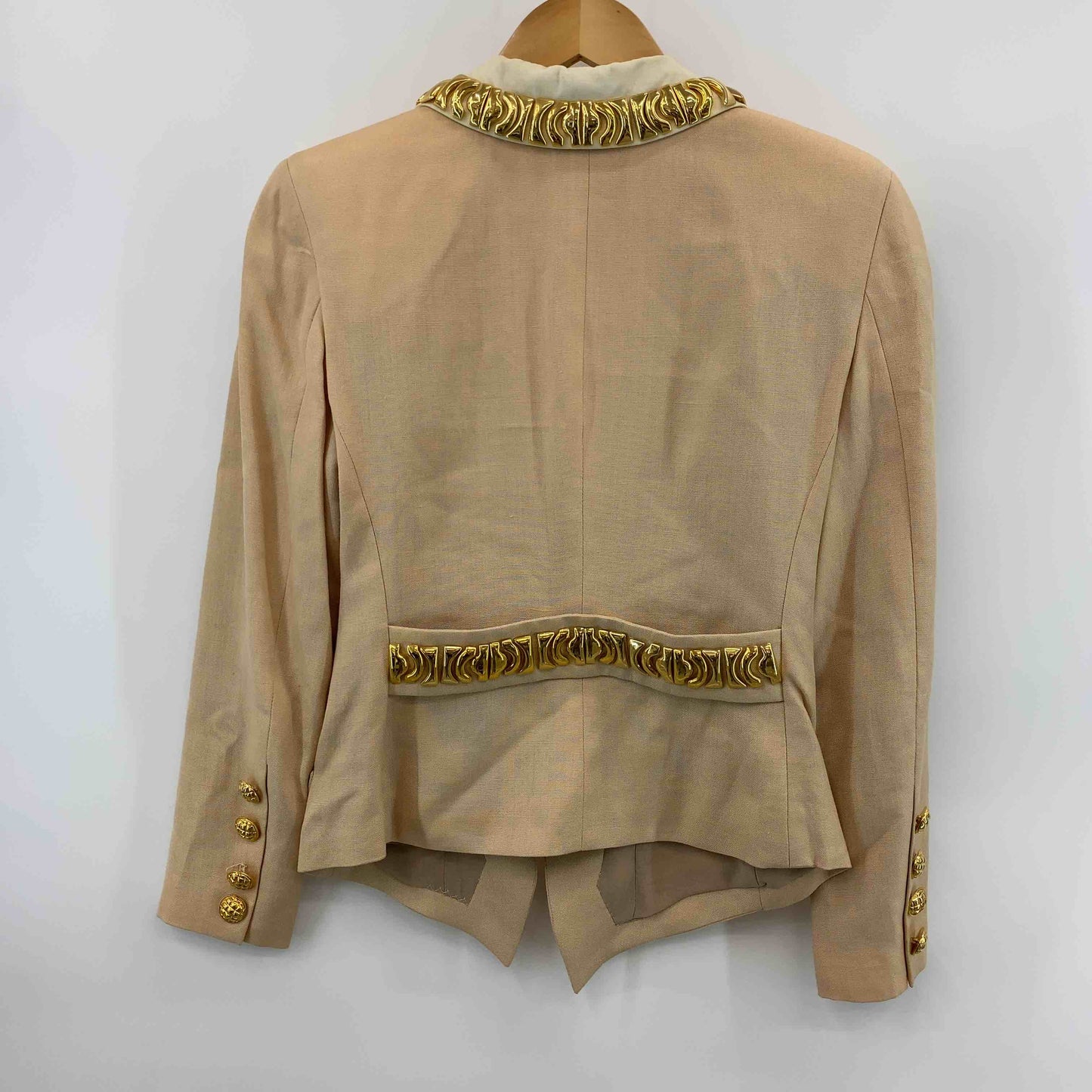 伊太利屋 イタリヤ レディース テーラードジャケット スカート セットアップ ベージュ アイボリー