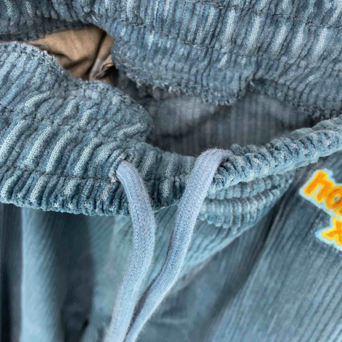 home boy ホームボーイ コーデュロイ調 カジュアルパンツ ウエストゴム ワンポイントロゴ メンズ その他パンツ