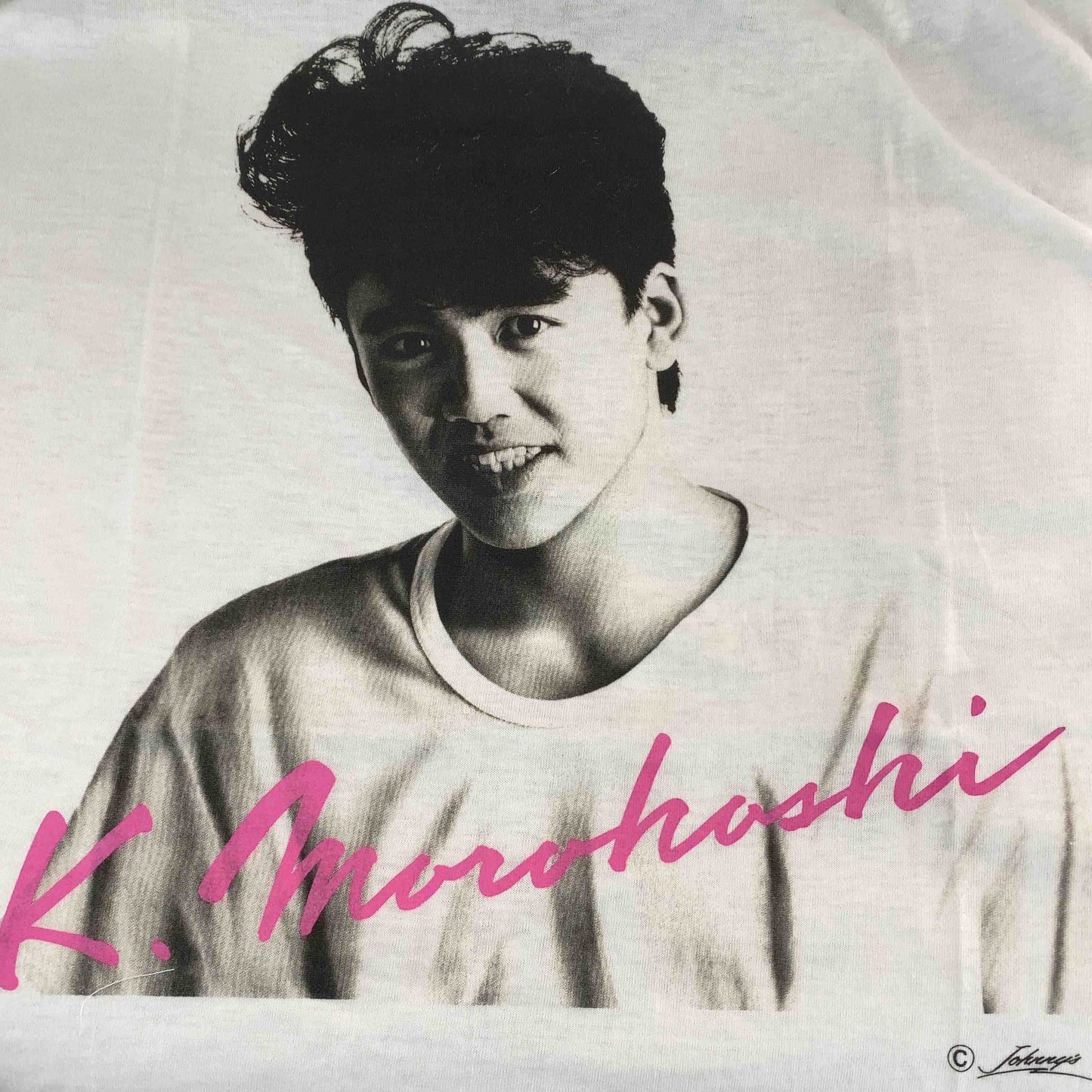 ヴィンテージ  旧ジャニーズ　スマイルアップ　光GENJI　諸星　メンズ Tシャツ（半袖）