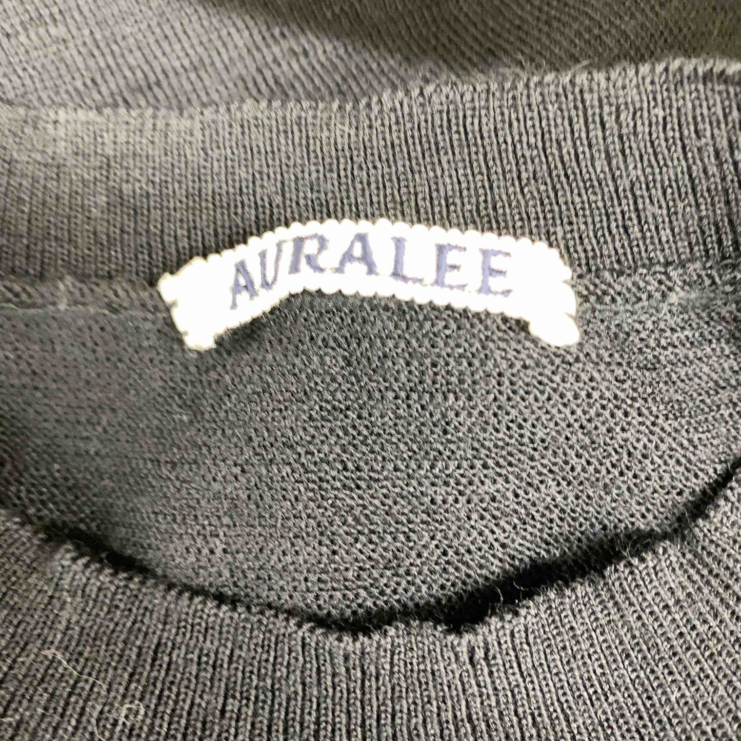 AURALEE オーラリー メンズ ニット/セーター　ブラック