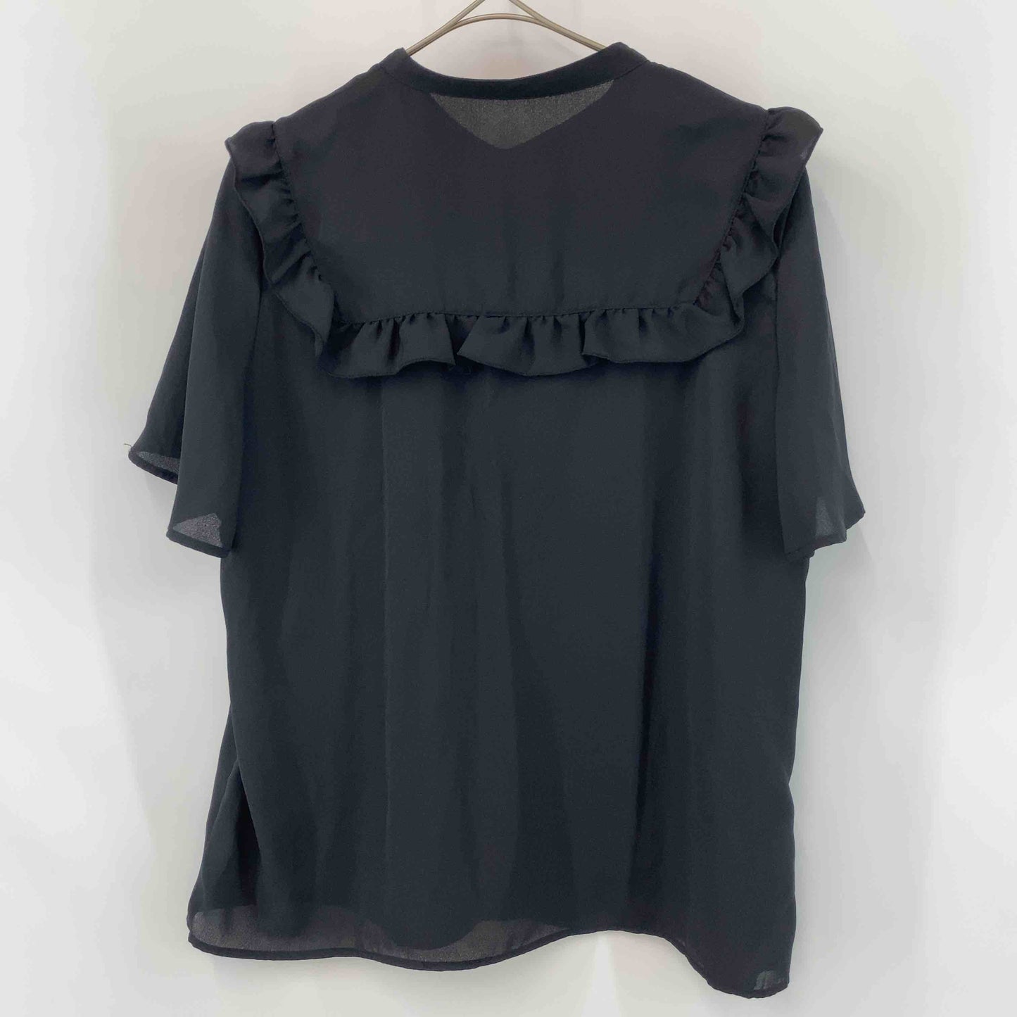 Rope Picnic ロペピクニック 黒　ブラック　スタンドカラー　サイズ38　 レディース 半袖シャツ/ブラウス