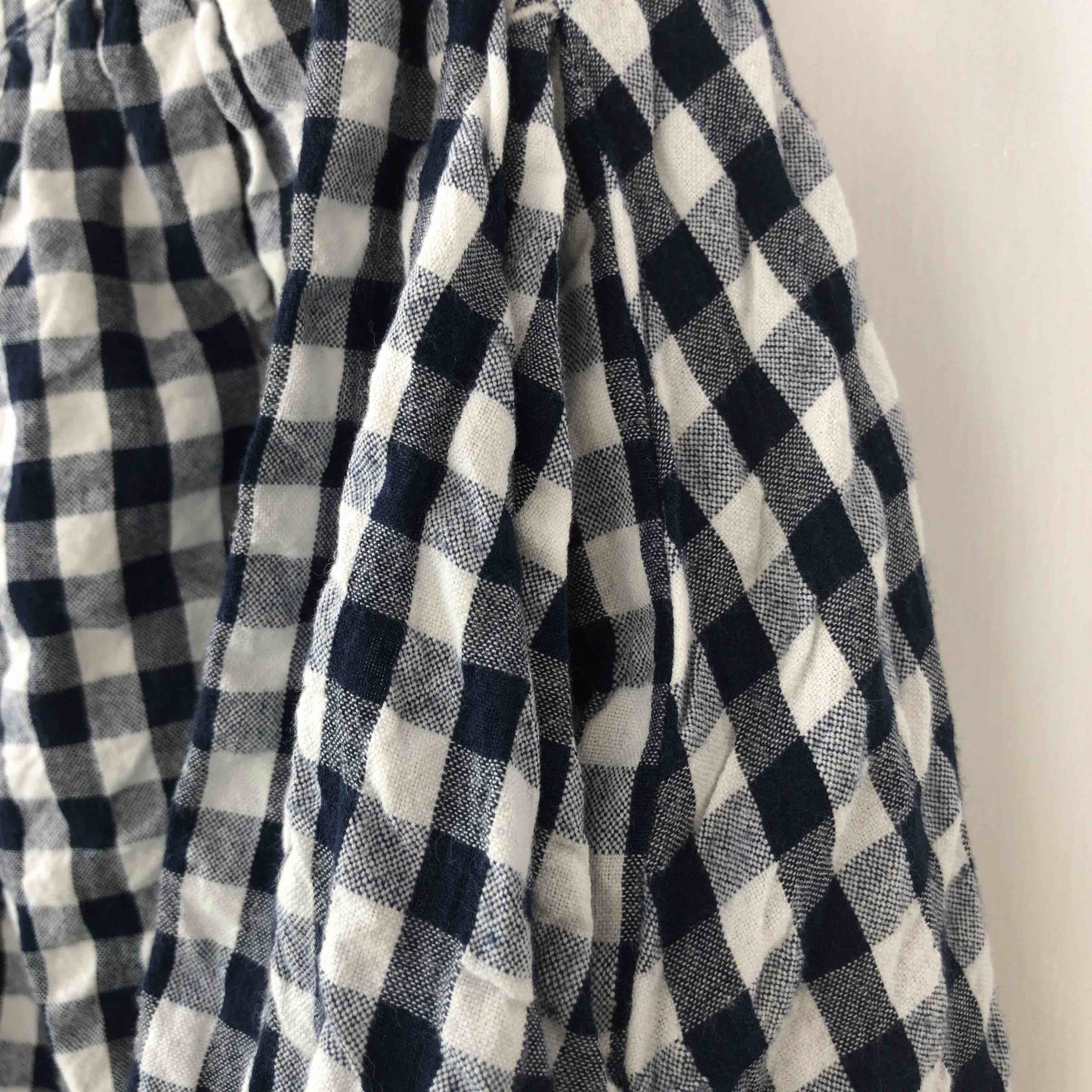 日本アパレル・ファッション産業協会 レディース ロングフレアスカート 白黒 チェック tk