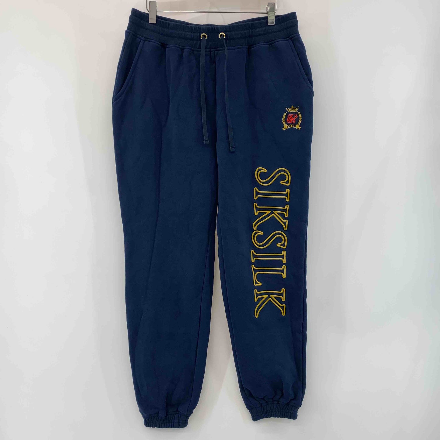 SikSilk シックシルク　紺　ネイビー　カジュアル　裾ゴム絞り　 メンズ その他パンツ