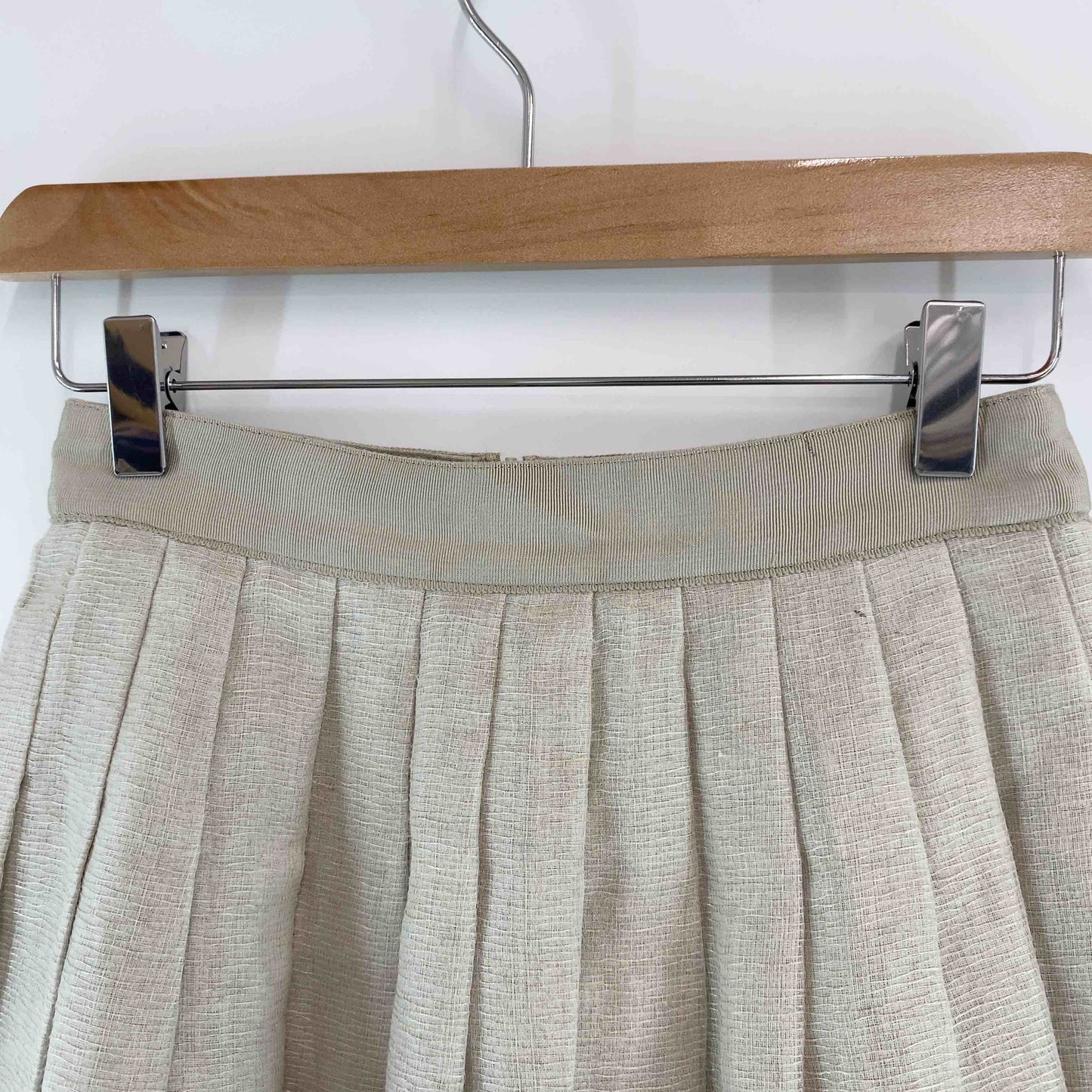 FOXEY （NEWYORK） フォクシーニューヨーク 　ベージュ　ナチュラル　サイズ38　品番36906　レディース 　ひざ丈