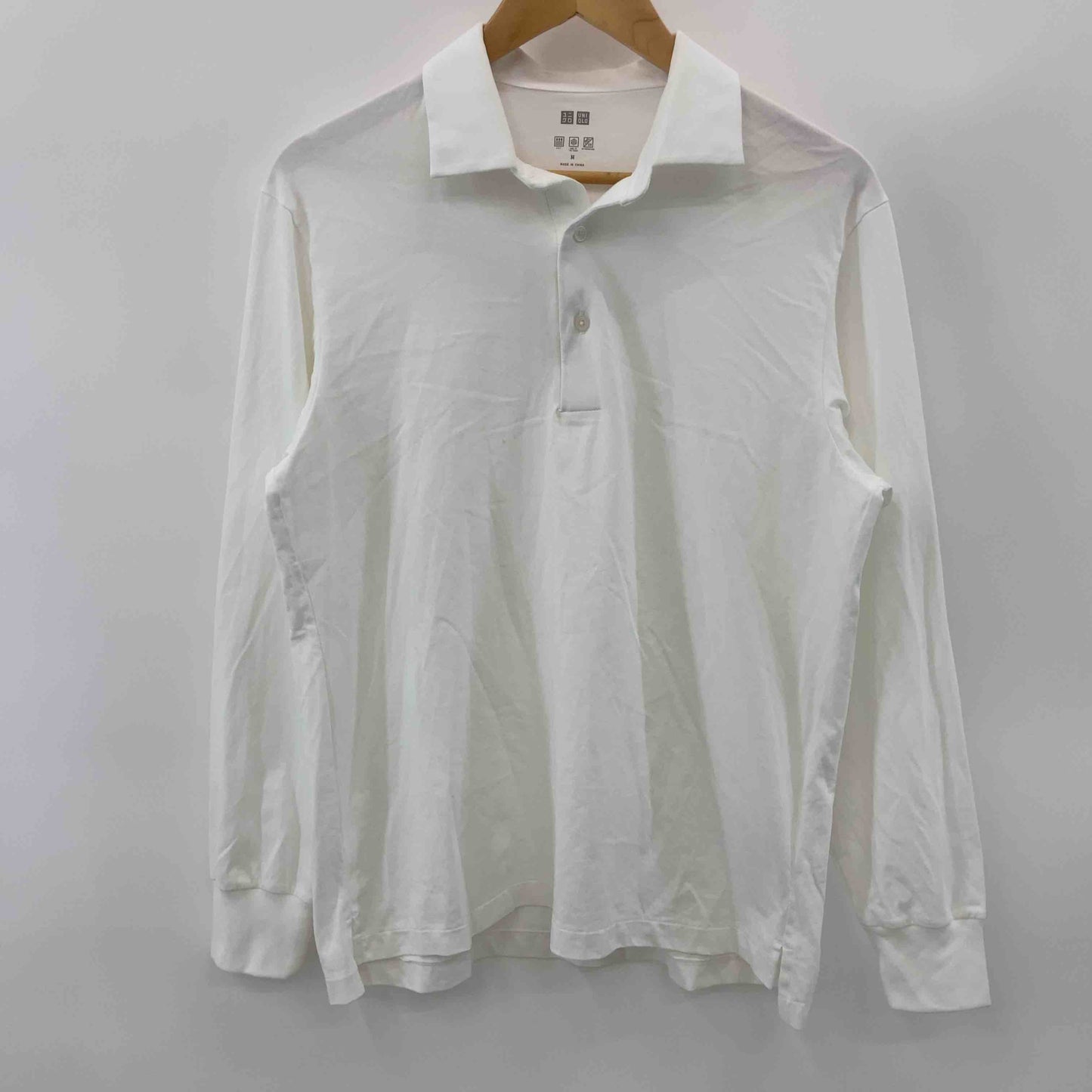 UNIQLO ユニクロ メンズ ポロシャツ　ホワイト