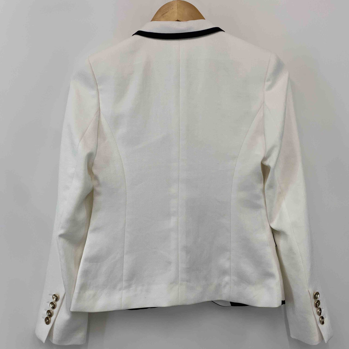 LOVELESS ラブレス レディース テーラードジャケット スプリングジャケット ホワイト パイピングテープ