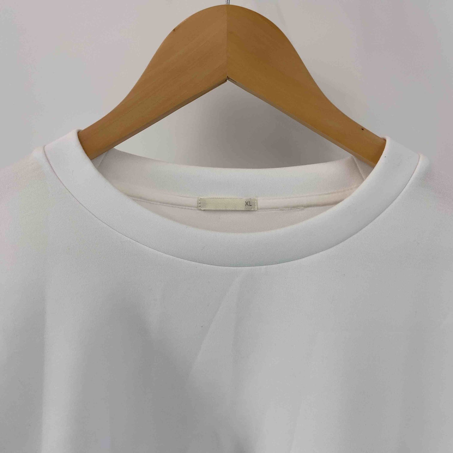 GU ジーユー メンズ Tシャツ ホワイト 無地 シンプル トレーナー 長袖