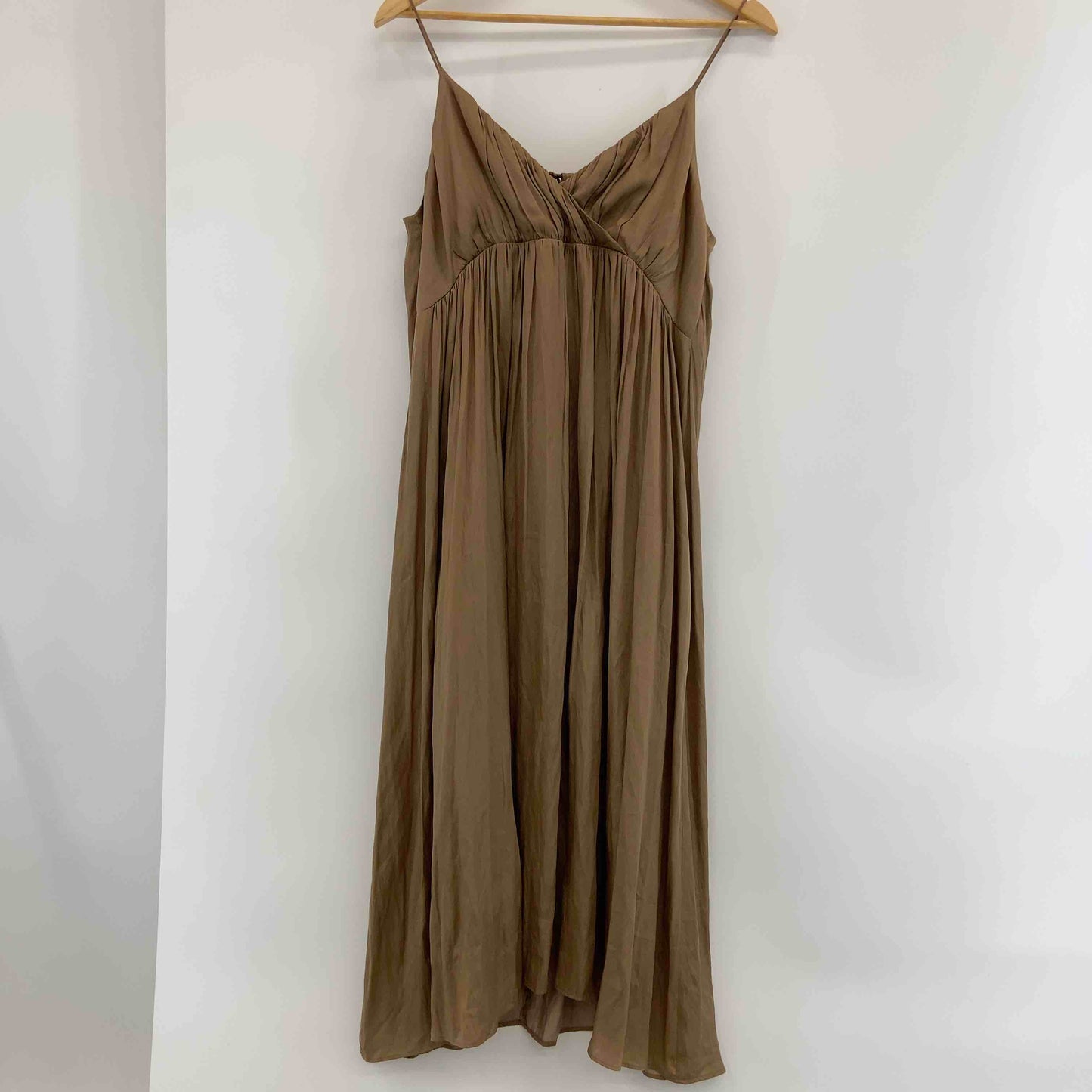 URBAN RESEARCH アーバンリサーチ ブラウン系 レディース ノースリーブワンピース マキシ丈 キャミワンピース