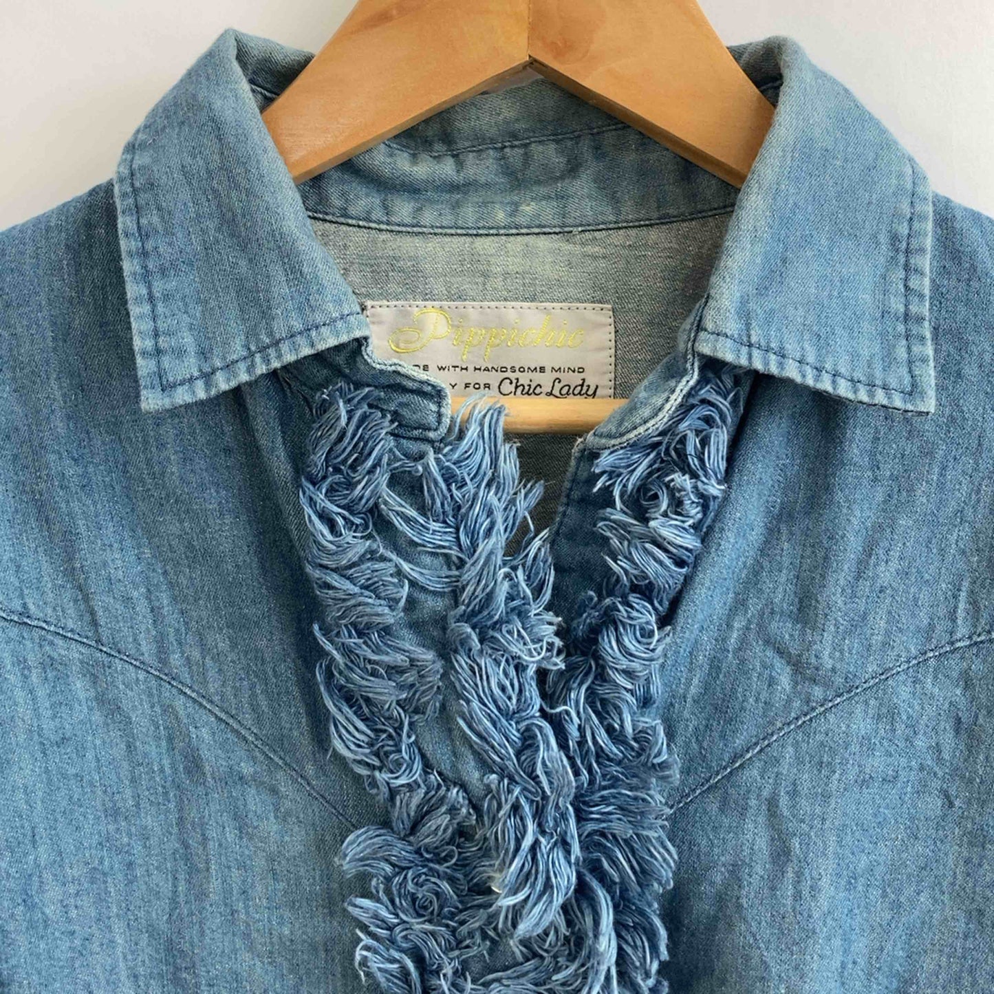 PIPPICHIC ピッピシック レディース Gジャン/デニムジャケット 青色 tk