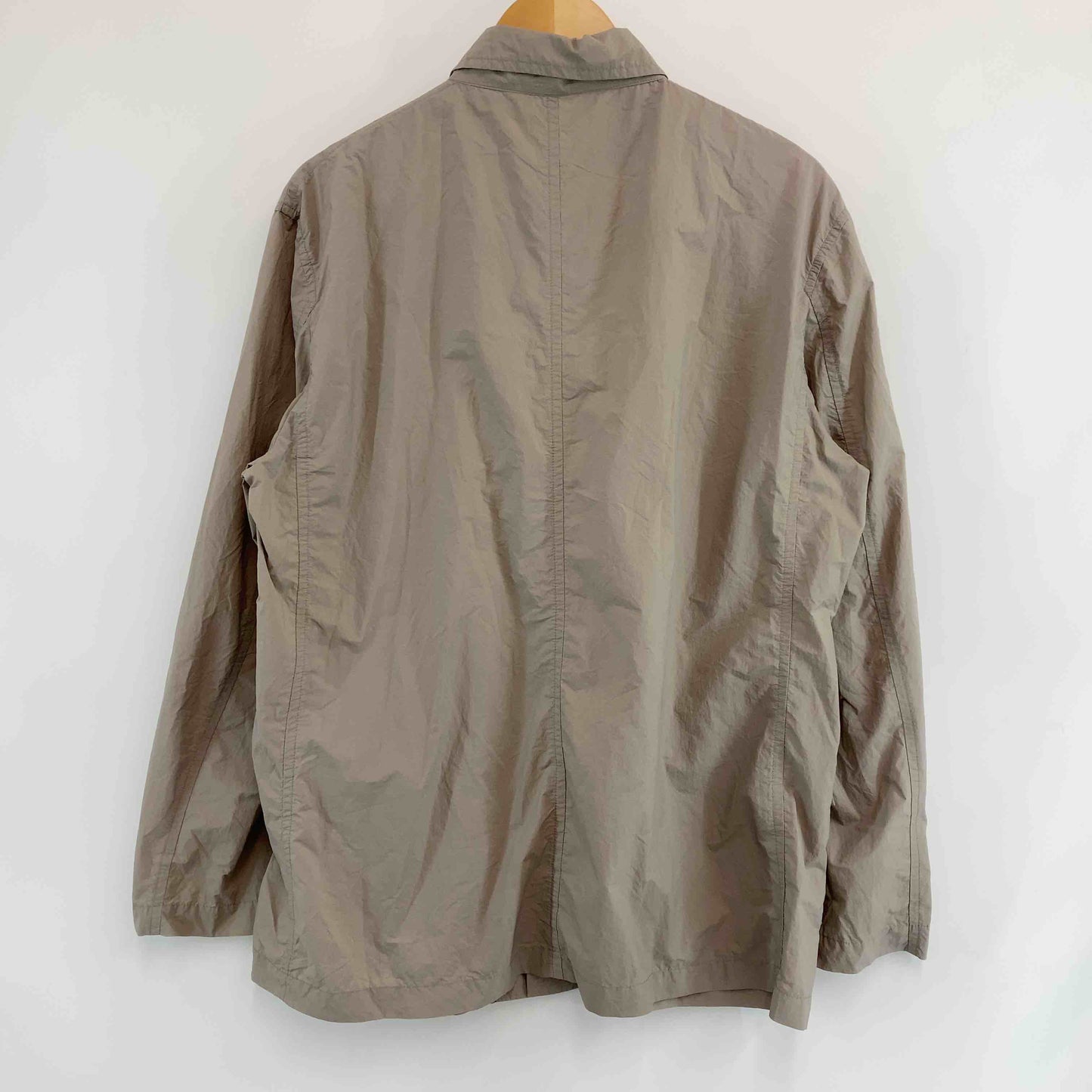 COMME CA ISM コムサイズム メンズ ナイロンジャケット サンドベージュ シャツジャケット