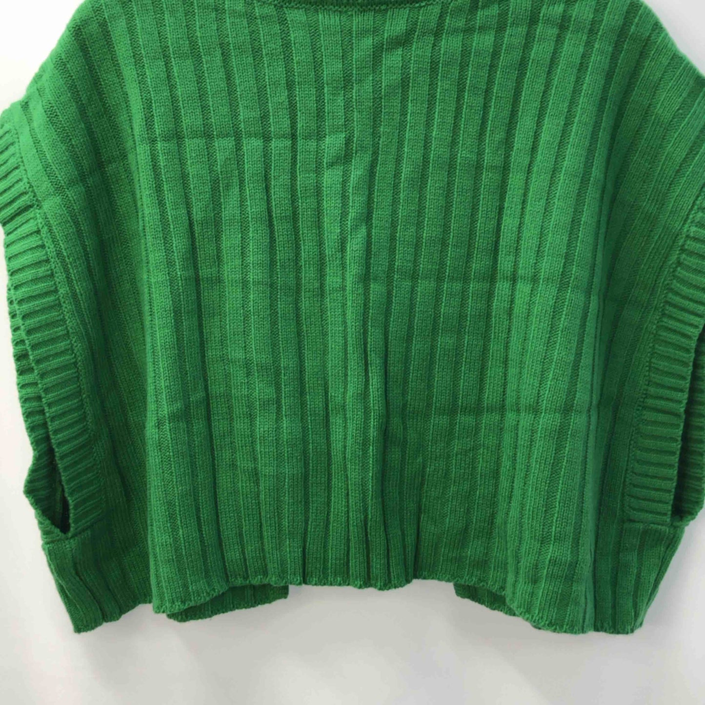 関西ファッション連合  レディース ベスト/ジレ グリーン tk