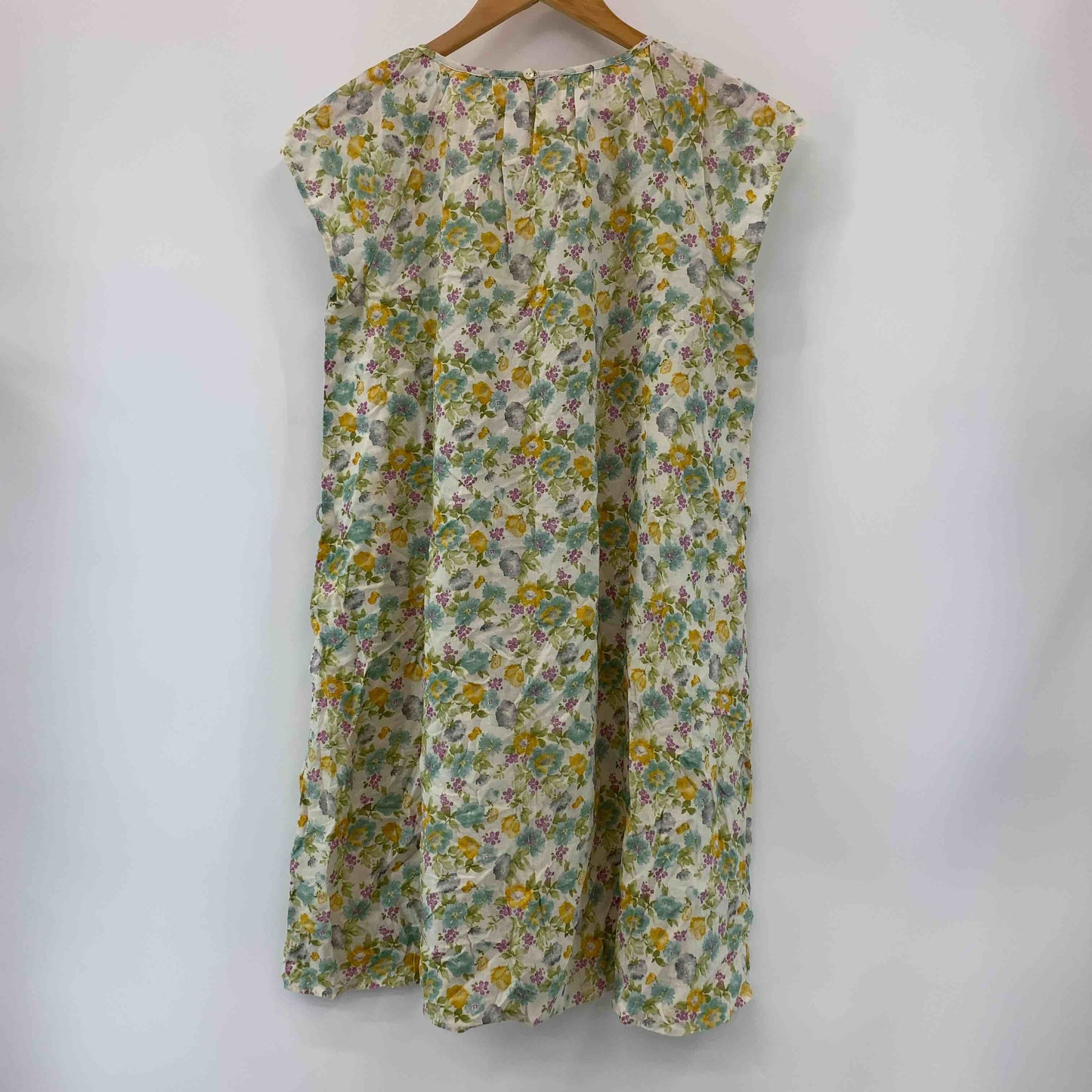 Samansa Mos2(SM2) サマンサモスモス レディース ノースリーブワンピース 花柄 リネン/コットン