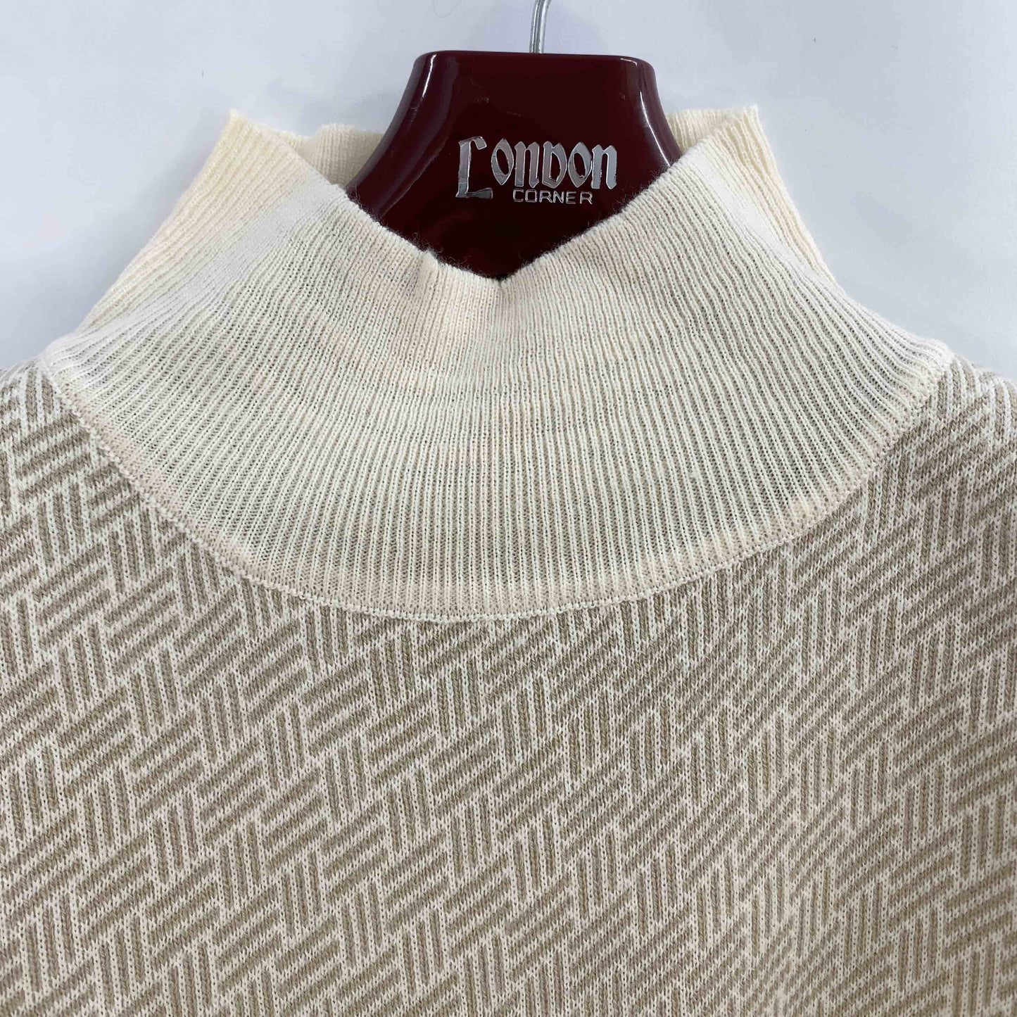 esica  レディース ベスト/ジレ ベージュ 柄物 tk