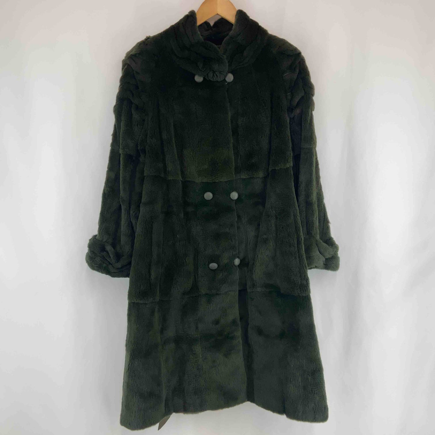 レディース 毛皮/ファーコート グリーン系