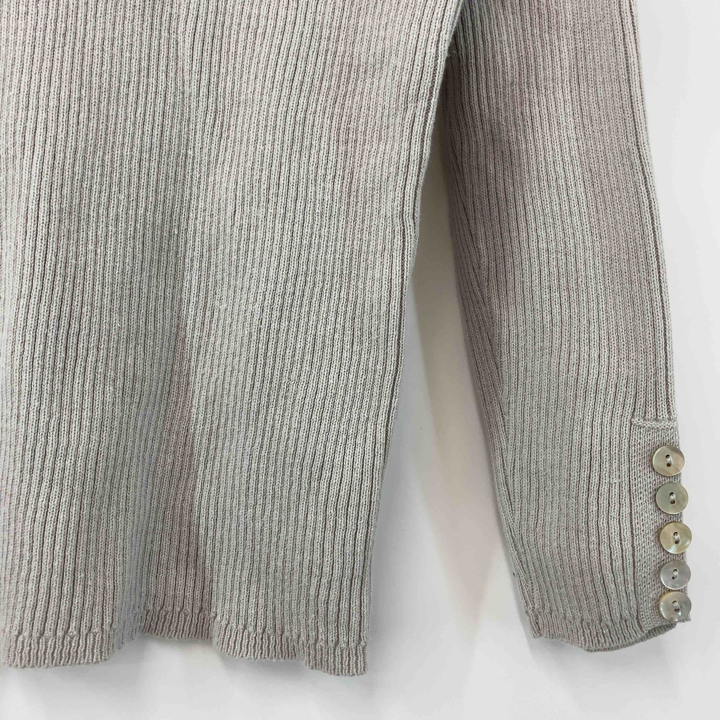 Classical Elf. クラシカルエルフ レディース ニット/セーター リブ編み グレー コットン