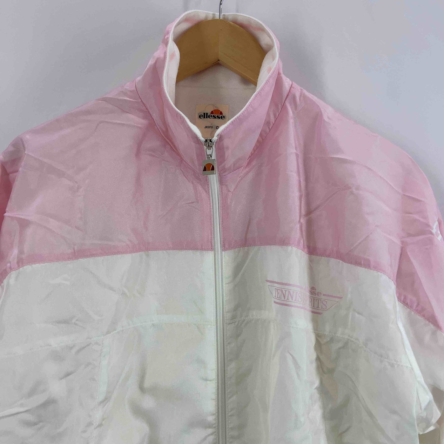 ELLESSE エレッセ メンズ ブルゾン ピンク・ホワイト