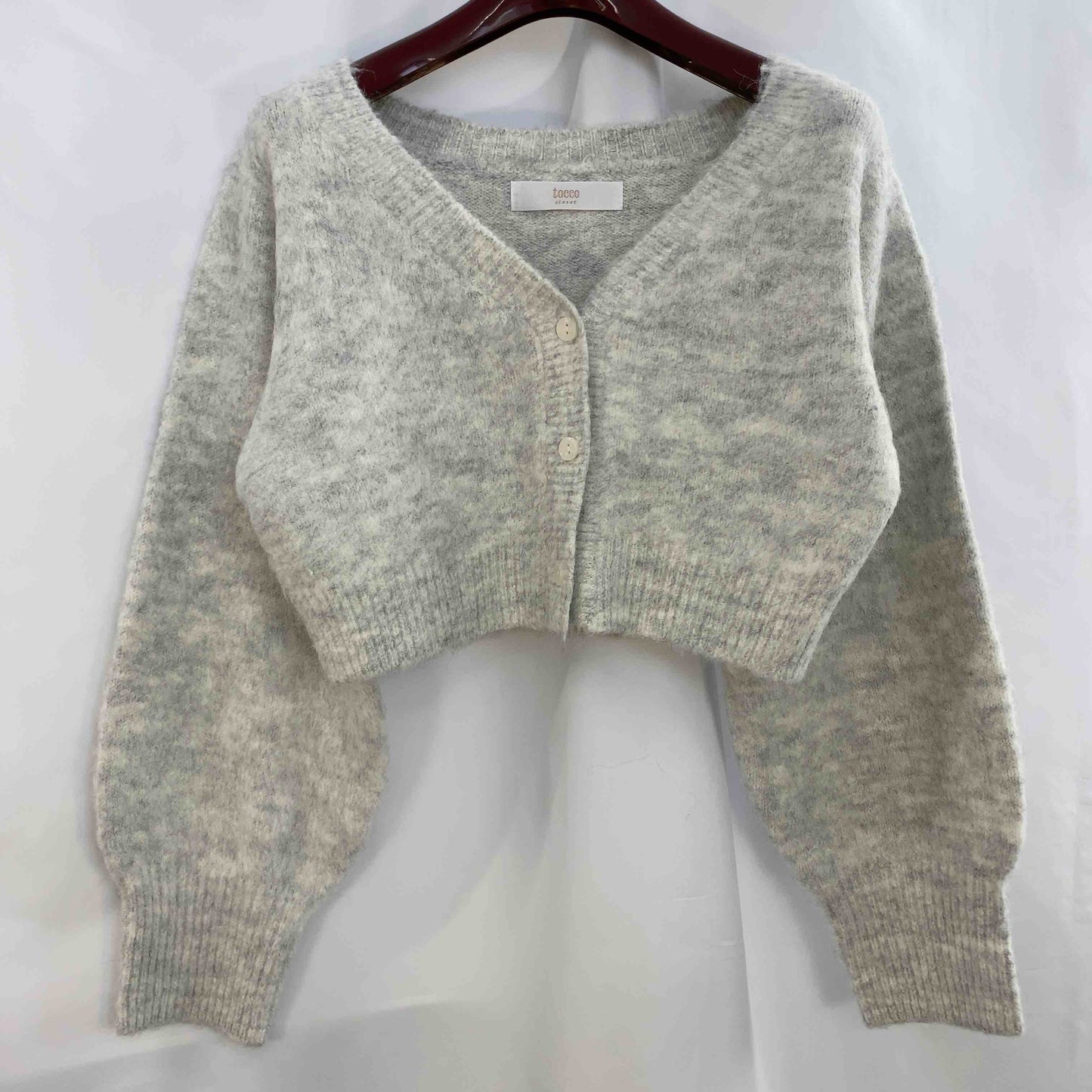 tocco closet トッコクローゼット レディース カーディガン グレイ tk