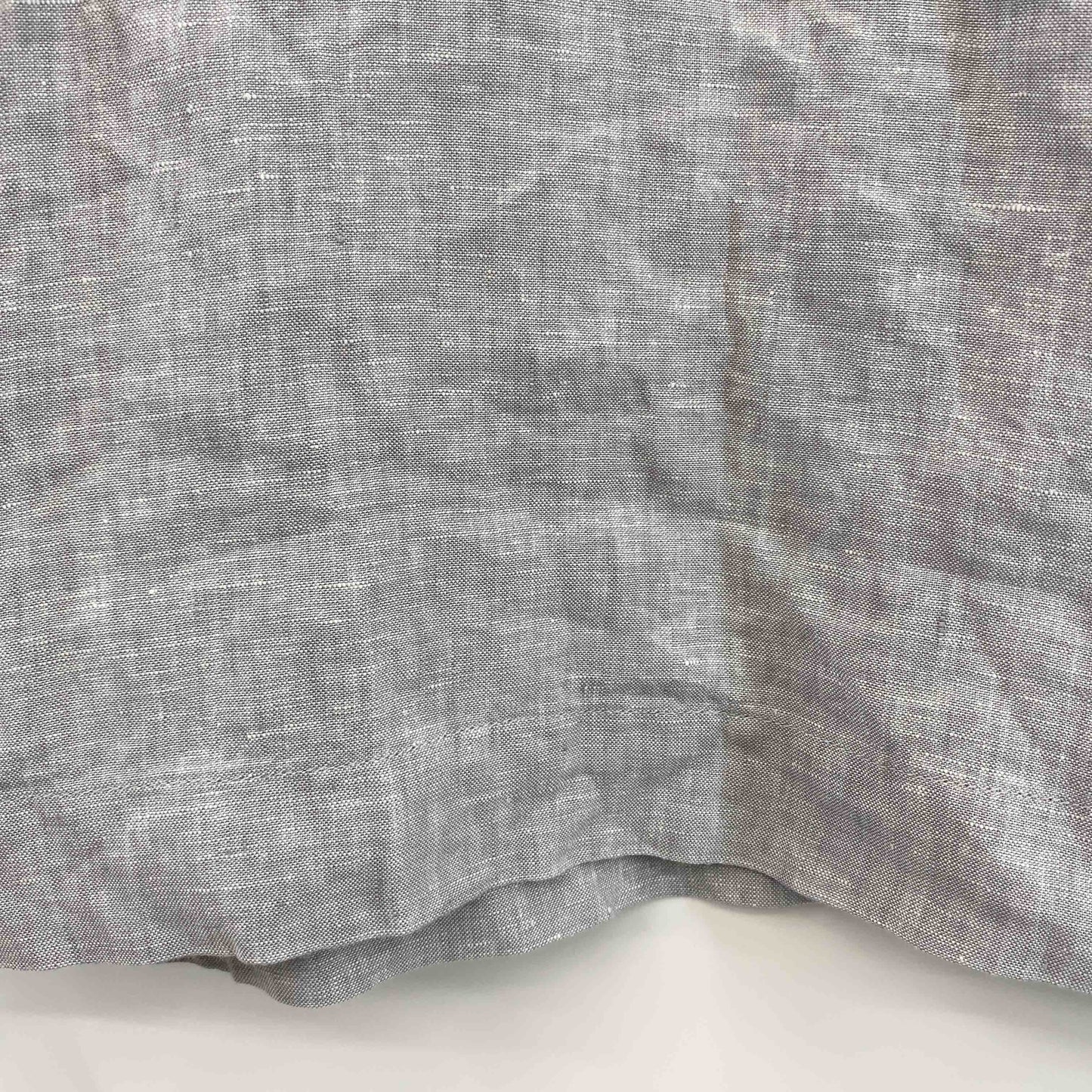 無印良品 レディース 半袖　ロングワンピース　麻100％　グレー