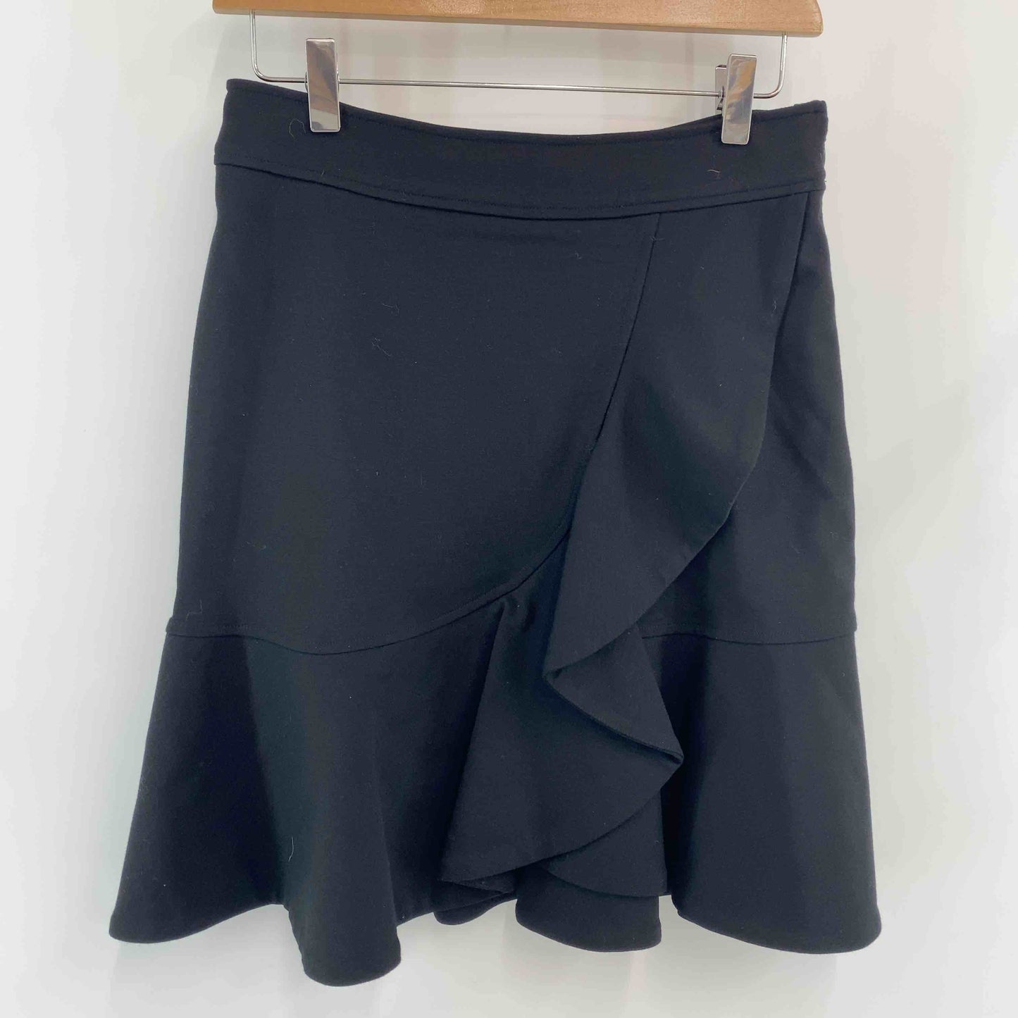 Blumarine ブルマリン レディース ひざ丈スカート ラッフルフリルスカート イタリア製 ブラック