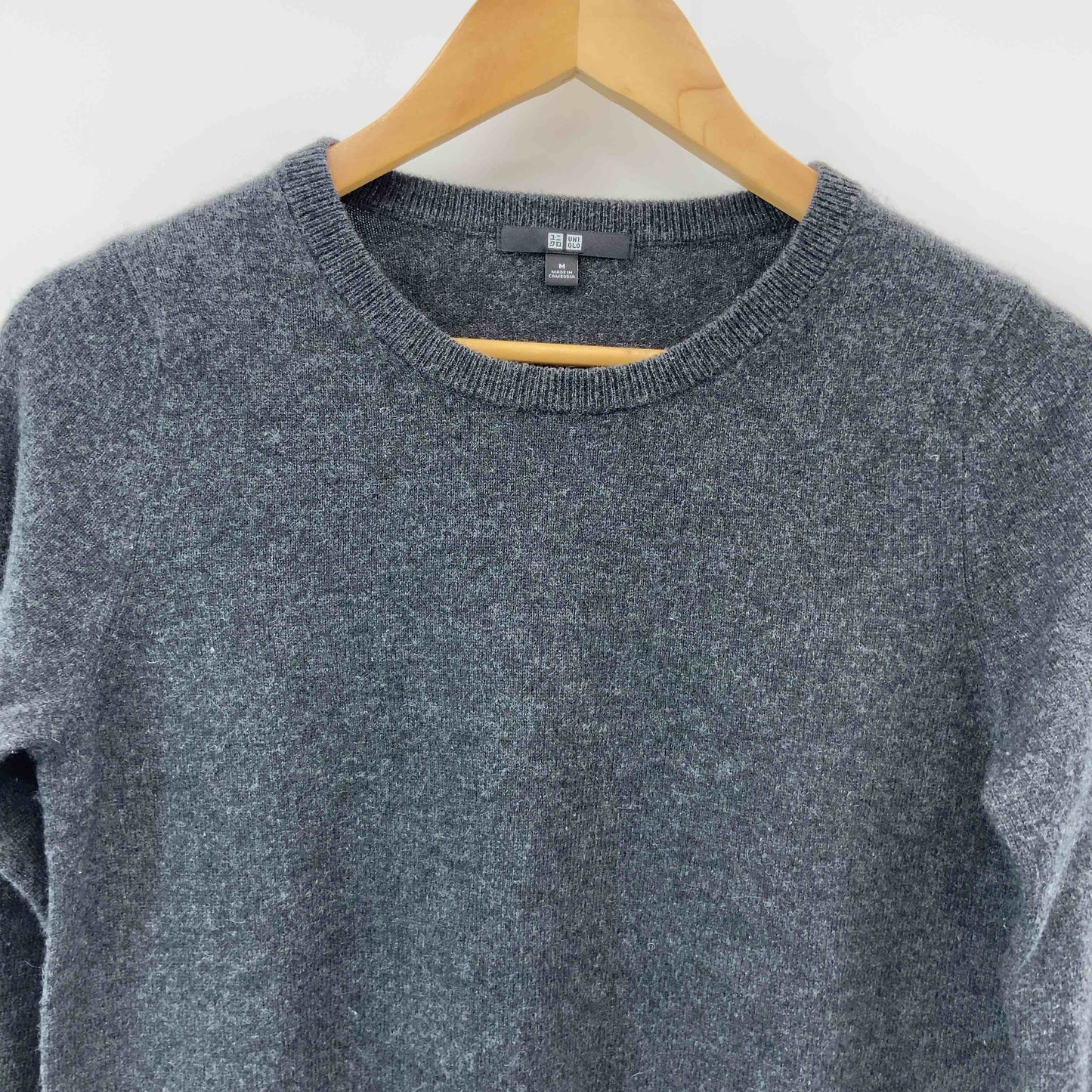 UNIQLO ユニクロ レディース ニット/セーター グレー カシミヤ