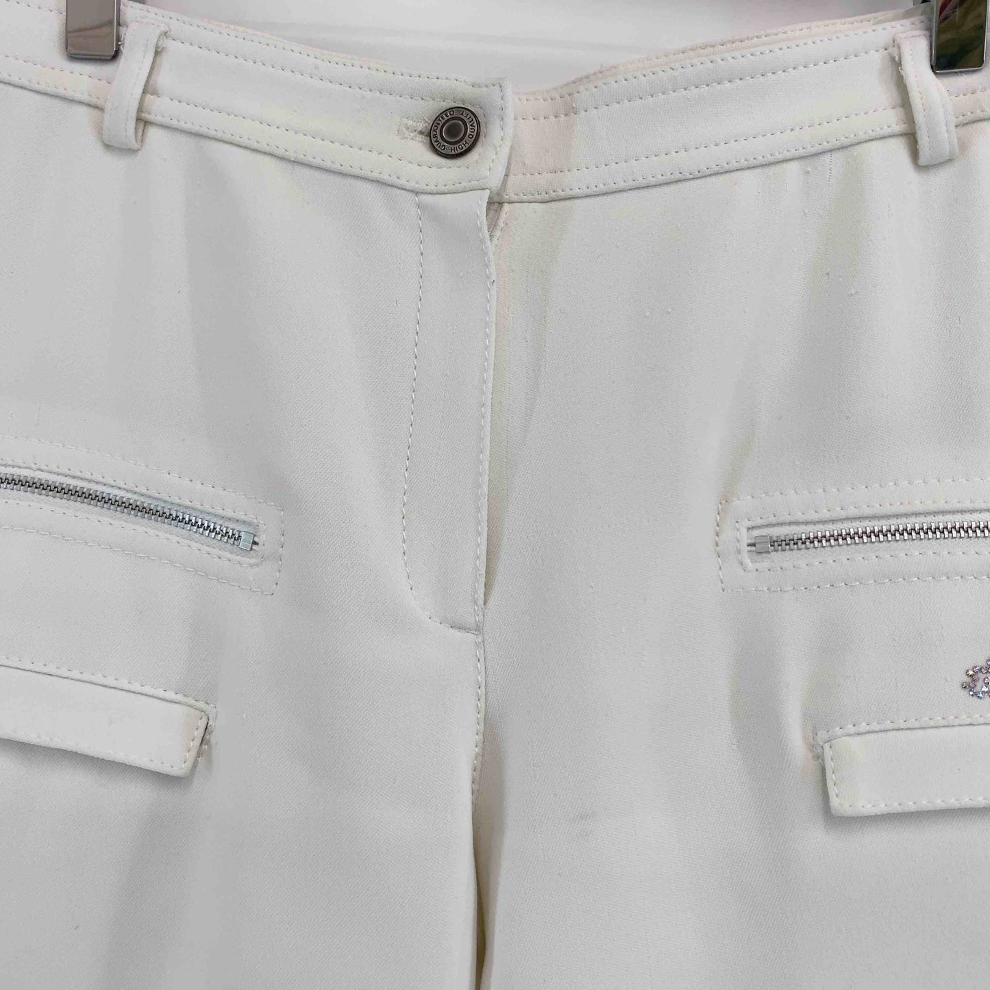 伊太利屋 イタリヤ レディース カジュアルパンツ ホワイト