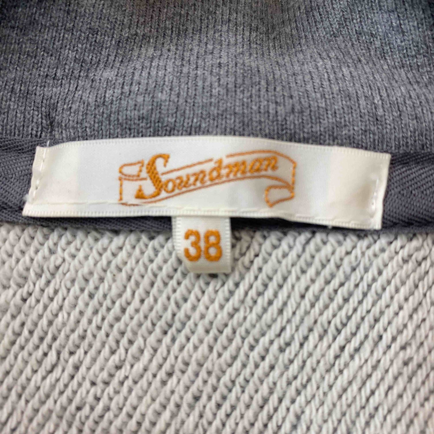 Soundman サウンドマン メンズ パーカー　グレー