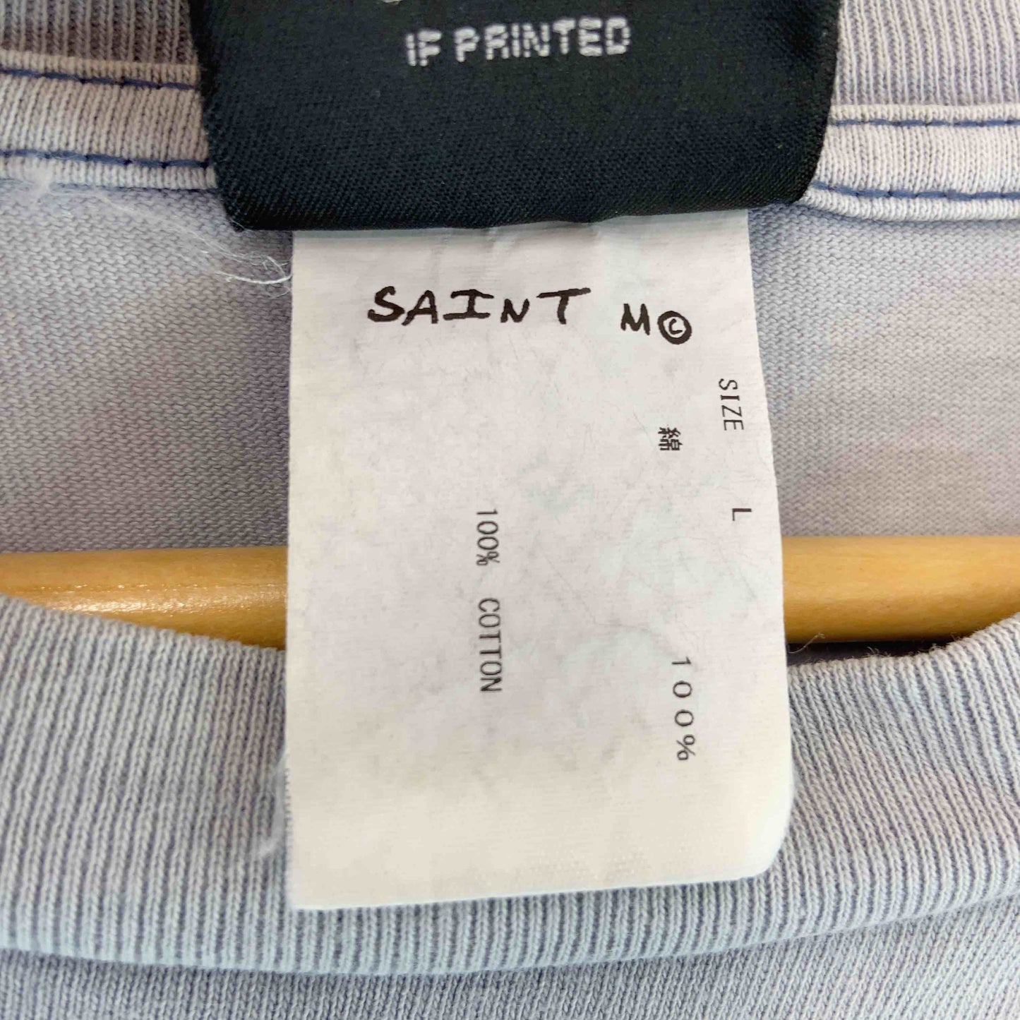 SAINT MICHAEL セイントマイケル メンズ Tシャツ（半袖）ラベンダー