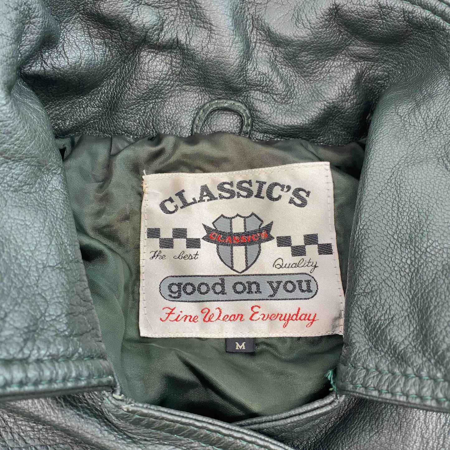 CLASSIC`S クラッシクス レディース ブルゾン ライダースジャケット グリーン