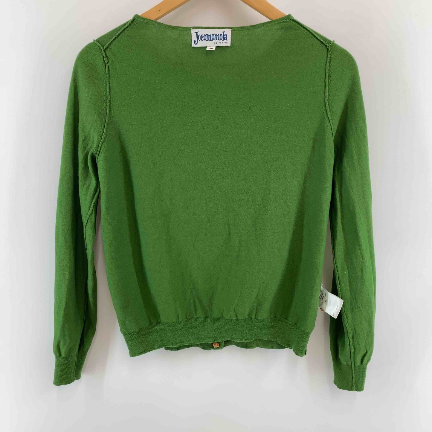 Jocomomola ホコモモラ レディース カーディガン 緑 ハイゲージ