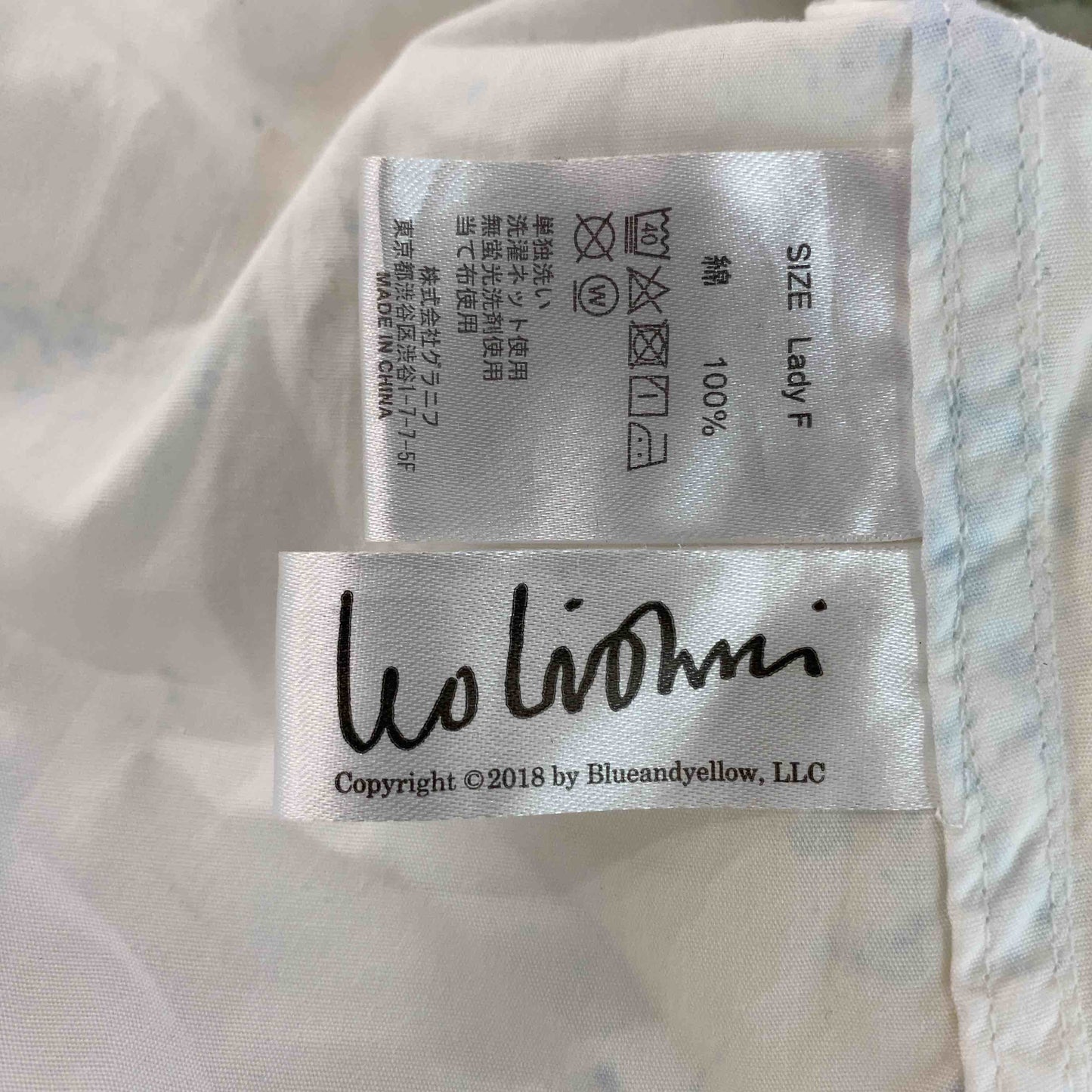 groniph グラニフ レディース シャツワンピース 裾プリント オフ