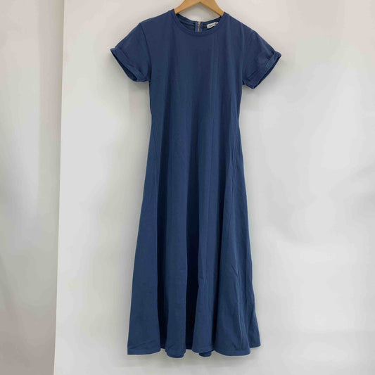 ANNA LUNA アンナルナ レディース 半袖 Tシャツワンピース カットソーワンピース 袖ロールアップ ブルー