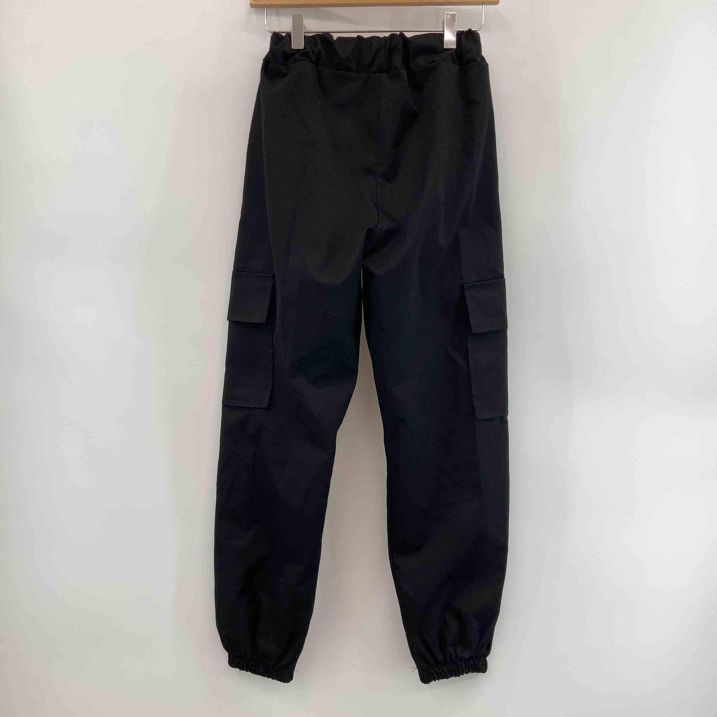 ISOOK アイスー レディース カジュアルパンツ ブラック カーゴパンツ