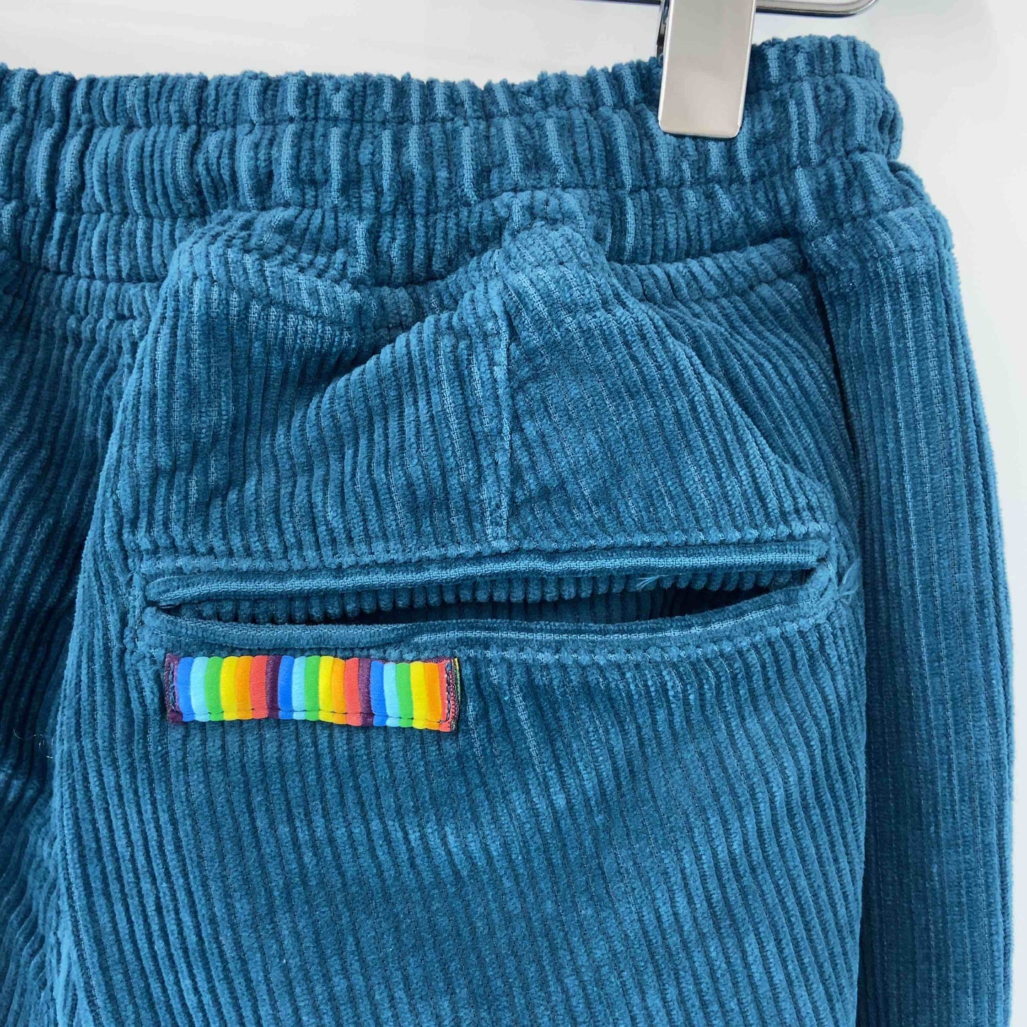 home boy ホームボーイ コーデュロイ調 カジュアルパンツ ウエストゴム ワンポイントロゴ メンズ その他パンツ