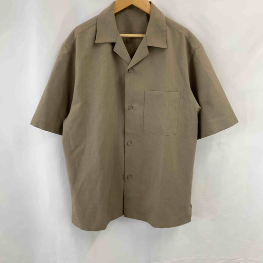 GU ジーユー メンズ 半袖シャツ 茶色 tk