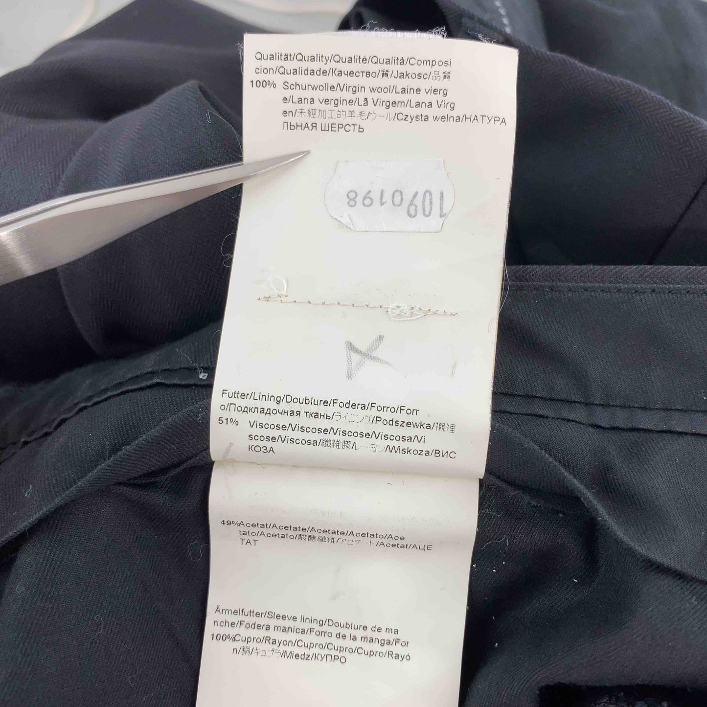 HUGO BOSS ヒューゴボス ブラック 無地 シンプル メンズ スラックス