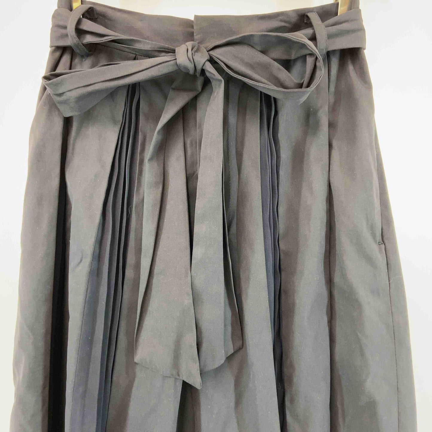 PICCIN ピッチン レディース カジュアルパンツ シフォンドッキング プリーツ ネイビー