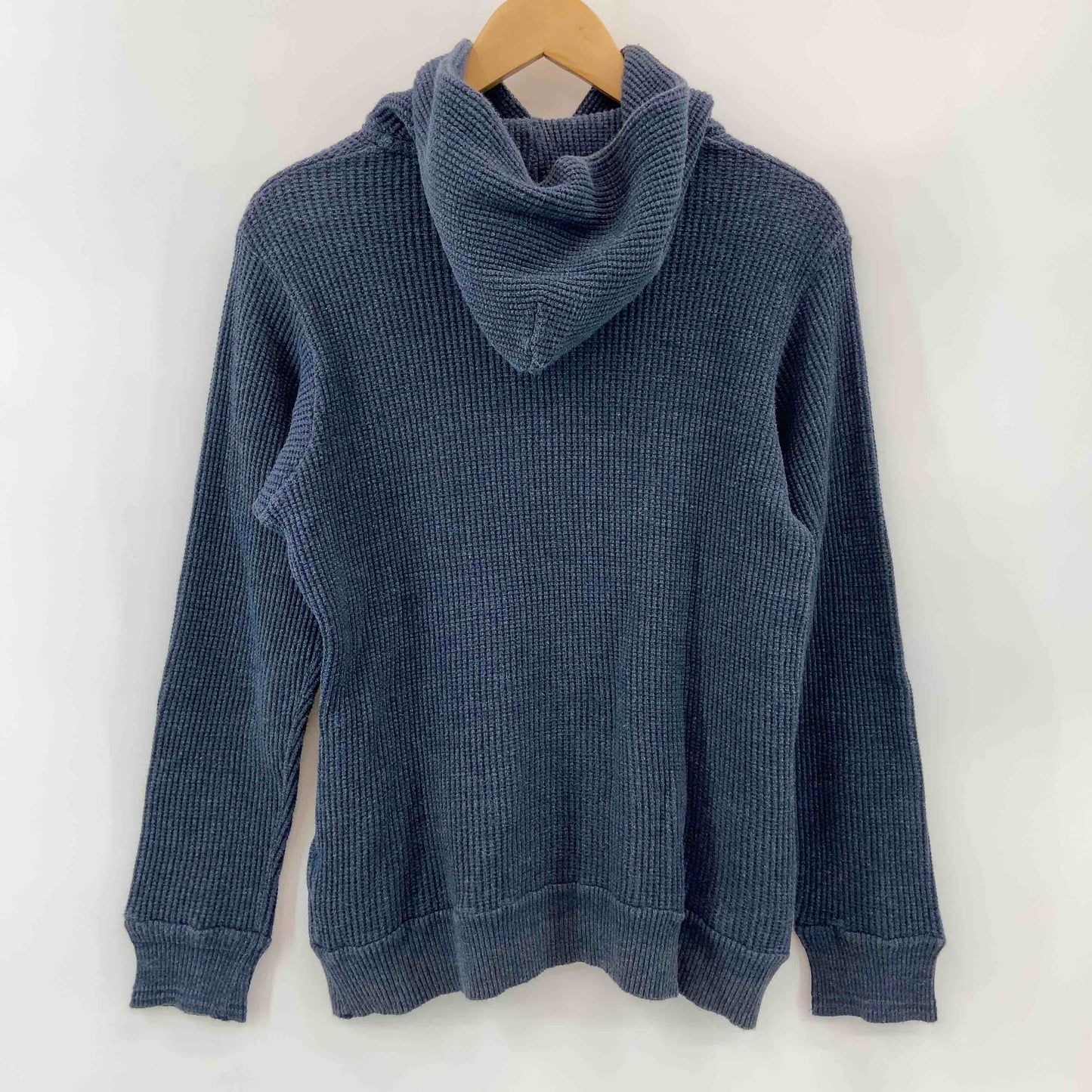 A VONTADE アボンタージ メンズ パーカー  サーマルパーカー ワッフル生地 ブルー